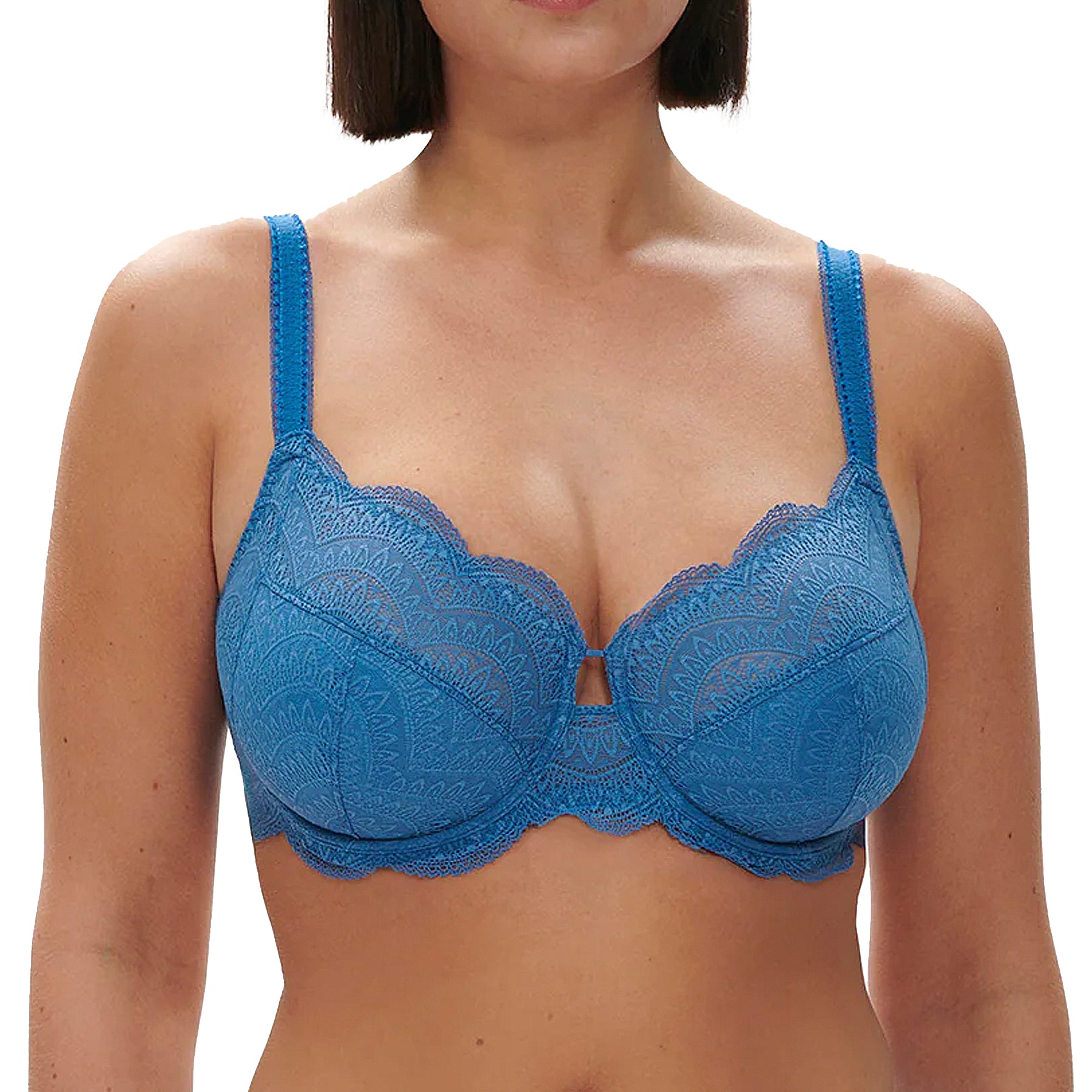 Simone Perele Karma Full Cup Bra 12V320 Myosotis Blue Front