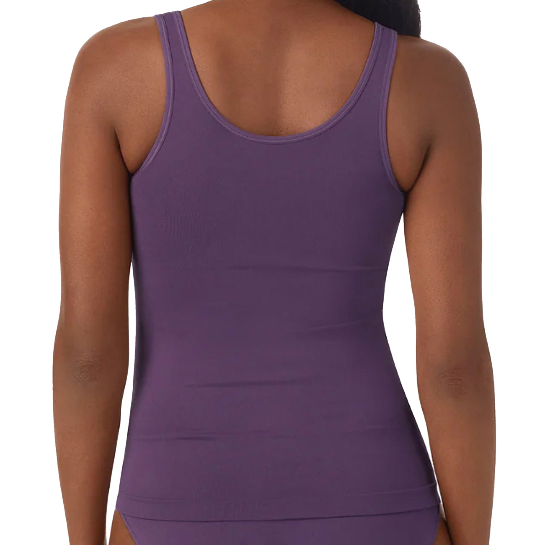 Le Mystere Seamless Comfort Tank 4217 Dark Plum Back