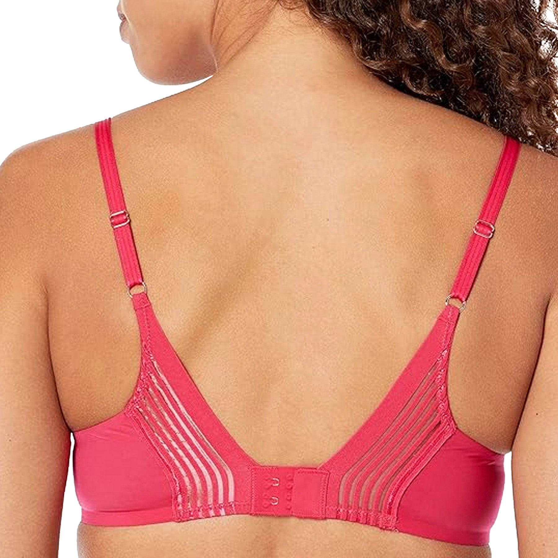 Second Skin Back Smoother Bra 5221 - Bright Pink Back