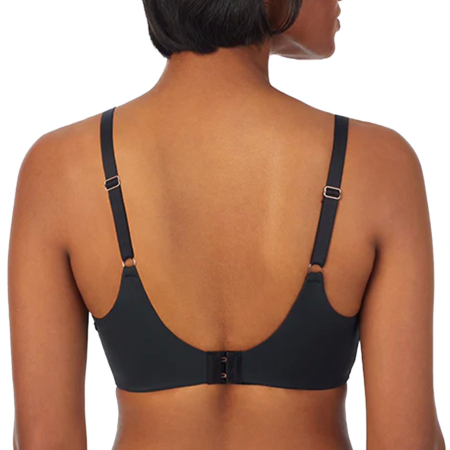 Le Mystere Signature Comfort Wireless Bra 7714 Black Back
