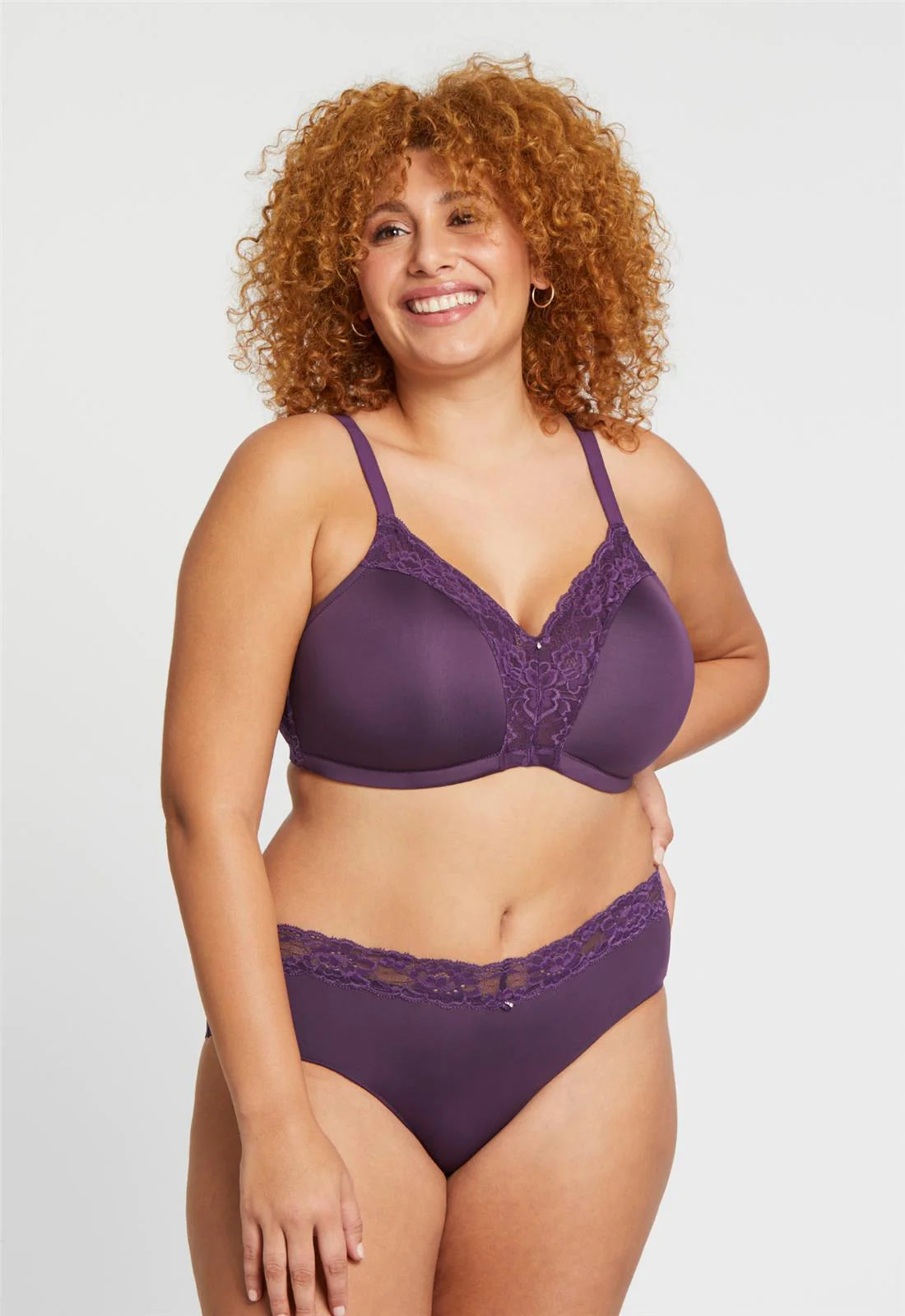 Montelle Wire-Free Dream Bra 9326 - Pinot