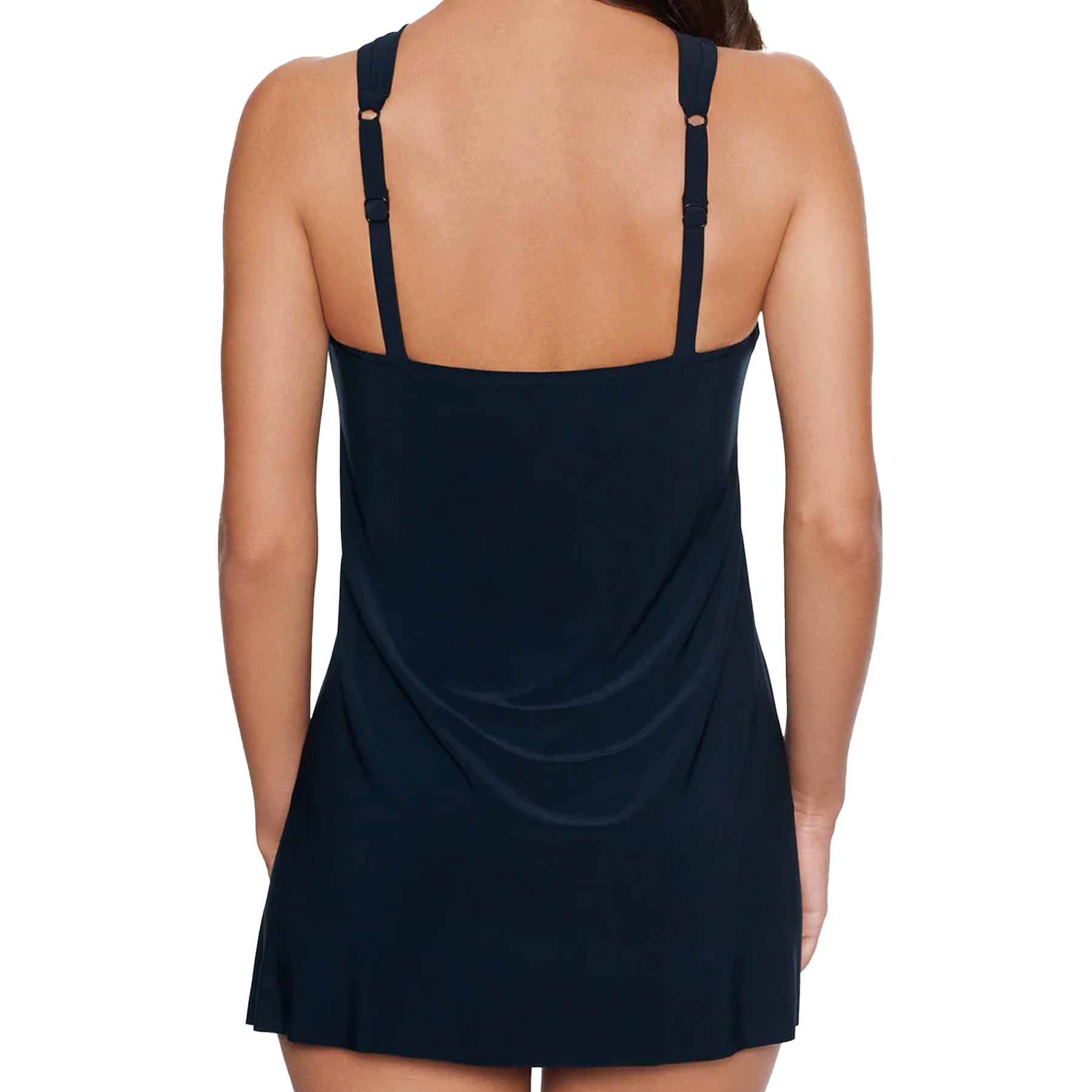 Magicsuit Square Cut Beverly Swimdress 6006096 Black Back