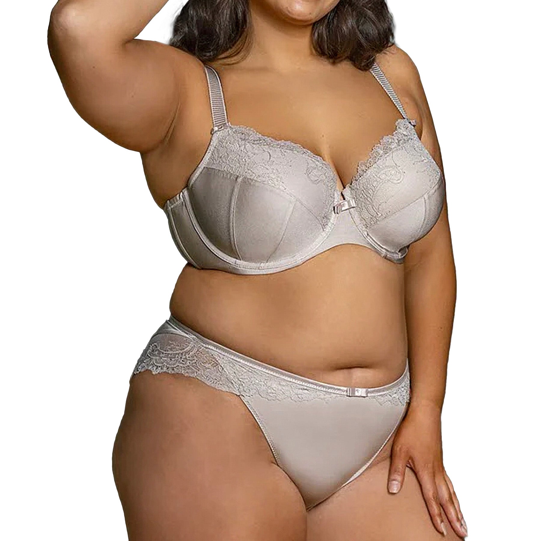 Fit Fully Yours Mimi Pushup Bra B4102 Chateau Grey Set