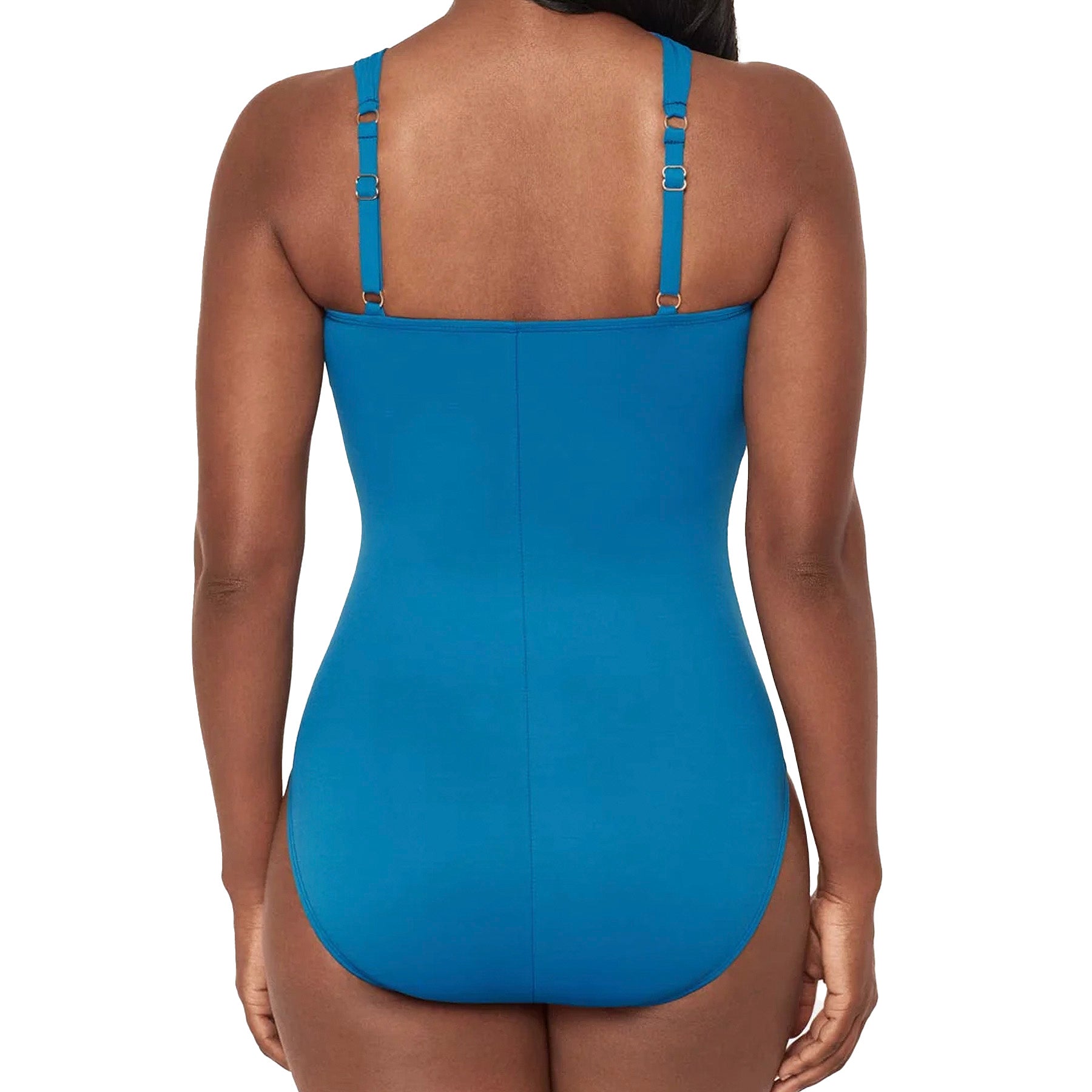 Miraclesuit Rock Solid Europa Underwire One‑Piece Swimsuit 6537021 Azurine Back