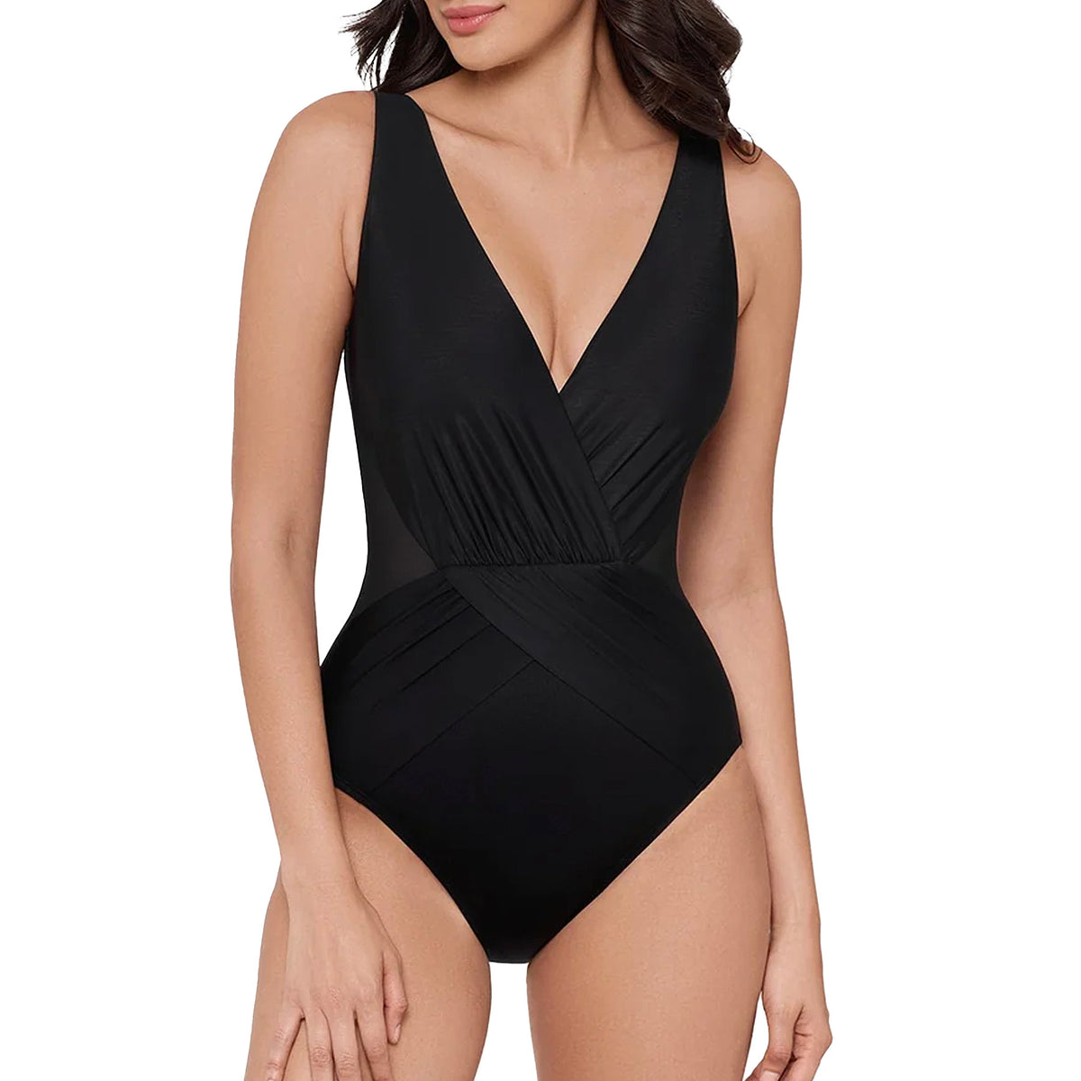 Miraclesuit Solid Ibiza One-Piece Swimsuit 6566008 Black Set