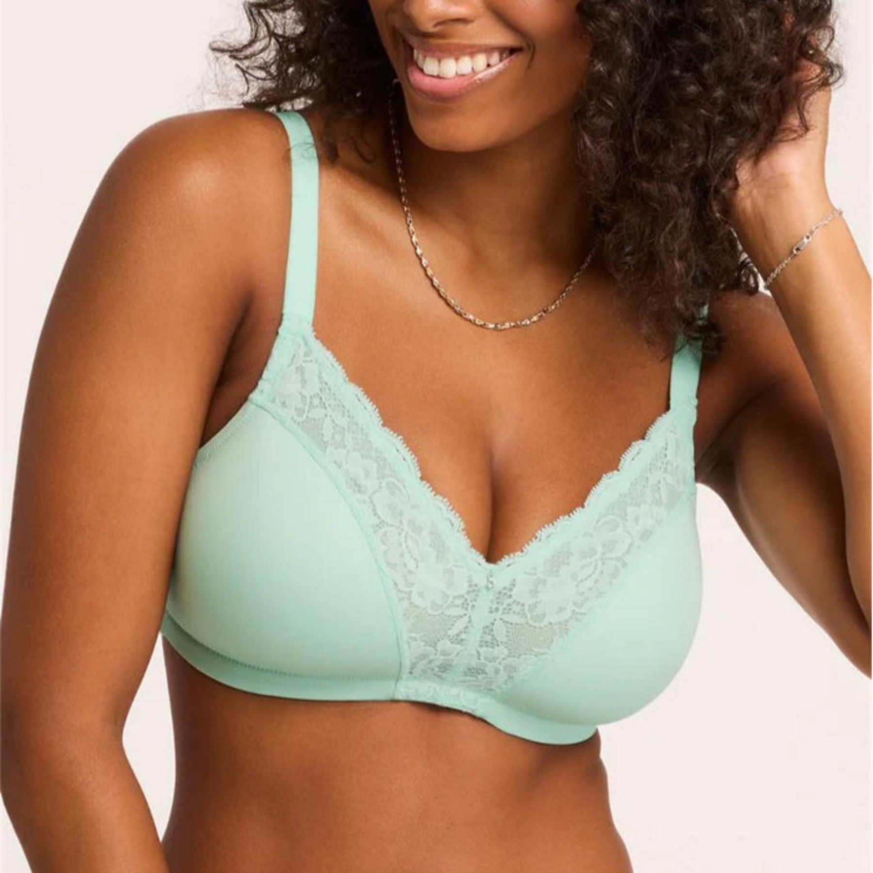 Montelle Wire-Free Dream Bra 9326 - Seafoam
