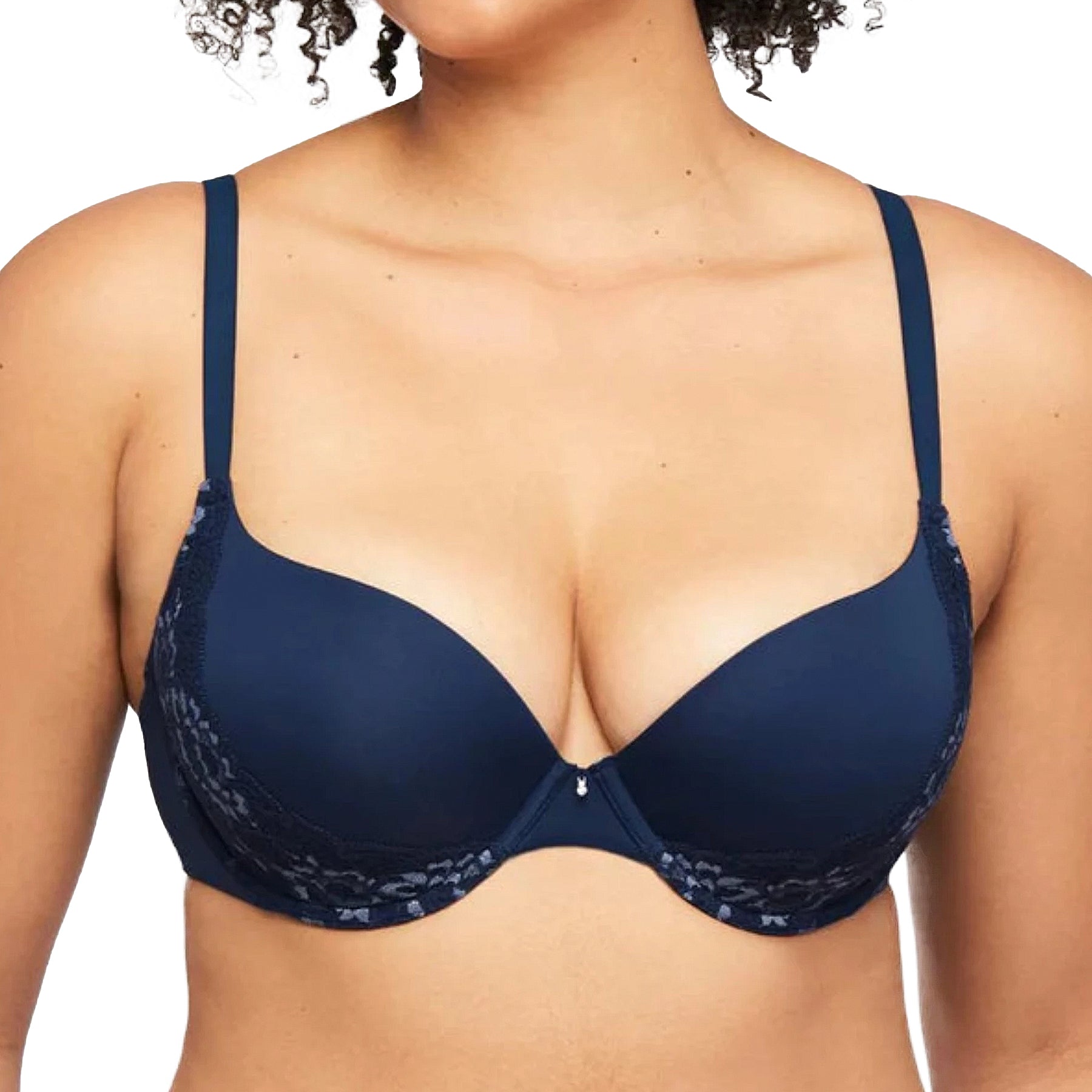Montelle Allure Light Push-Up Bra 9316 Gemstone Blue Heaven Front