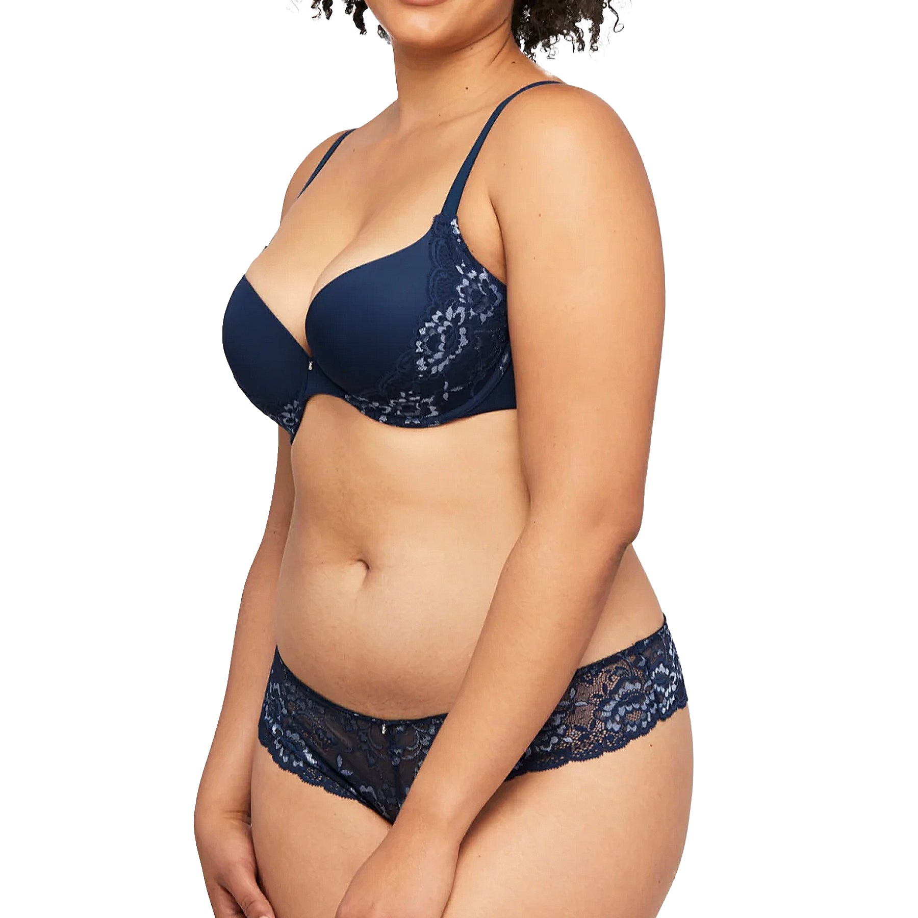 Montelle Allure Light Push-Up Bra 9316 Gemstone Blue Heaven Set