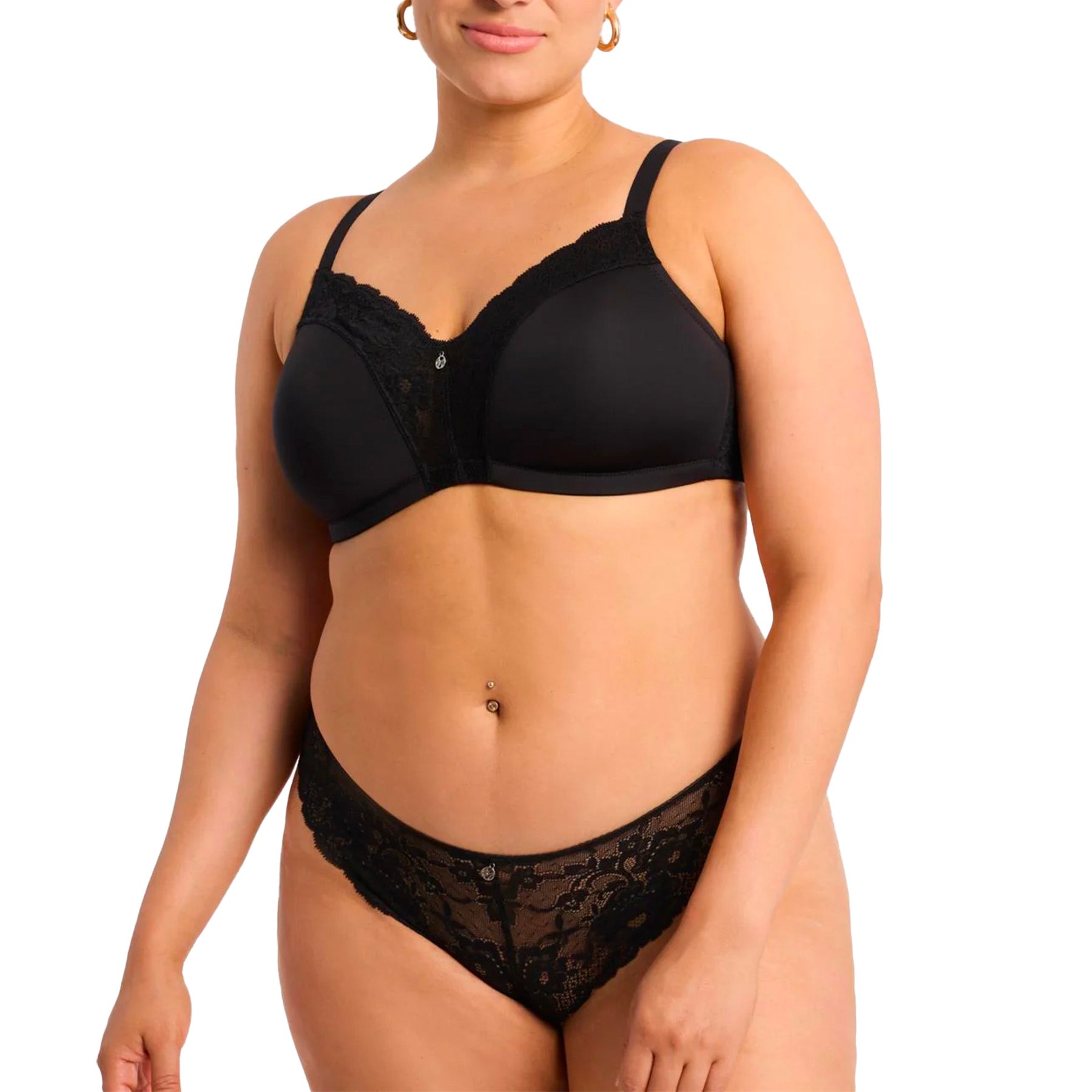 Montelle Wire-Free Dream Bra 9326 Black Set