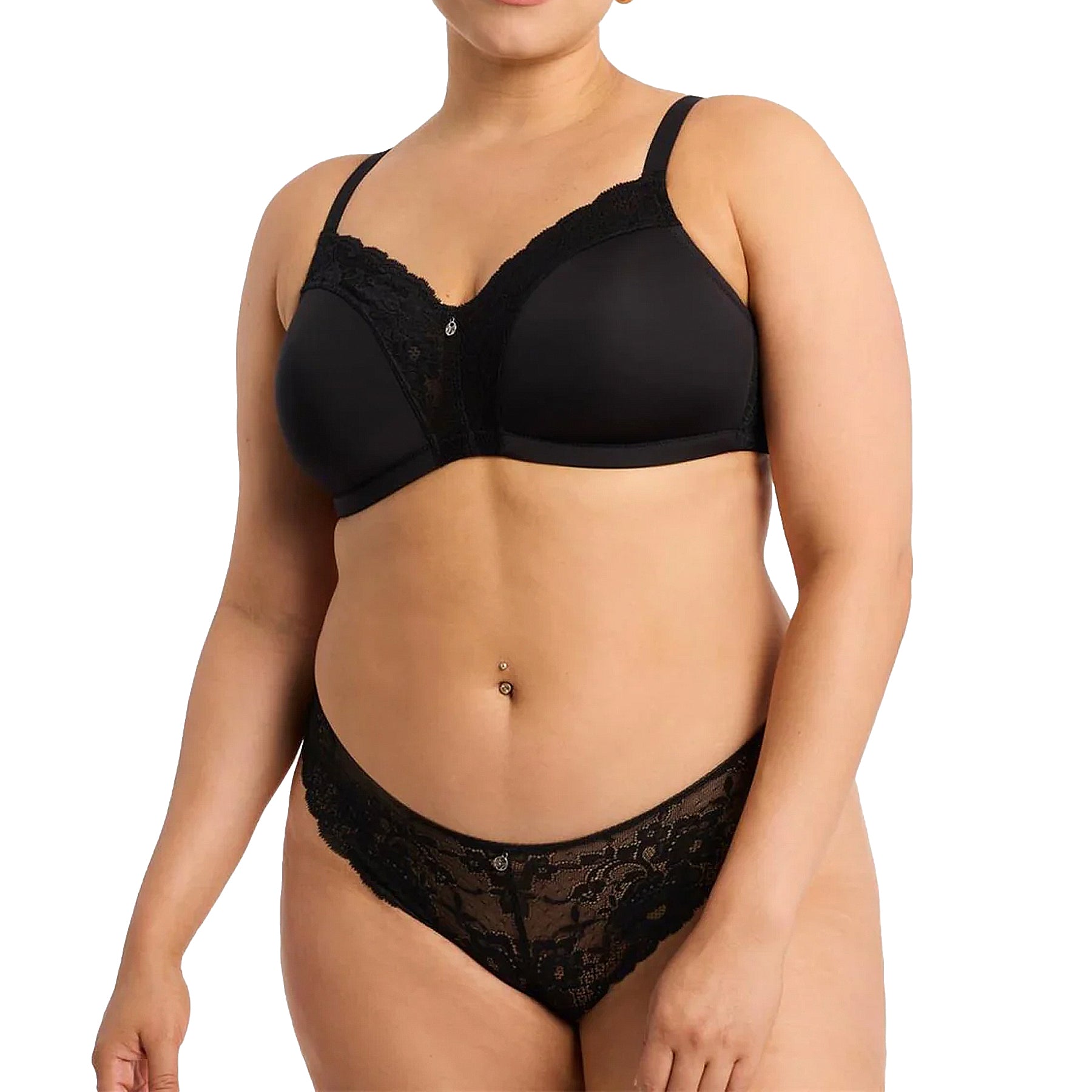 Montelle Wire-Free Dream Bra 9326 Black Set
