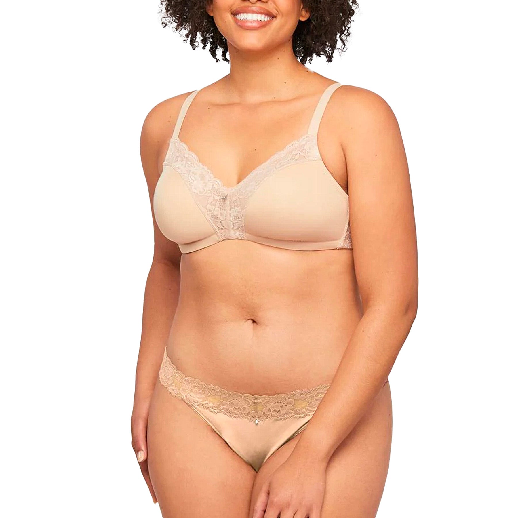 Montelle Wire-Free Dream Bra 9326 Sand Set