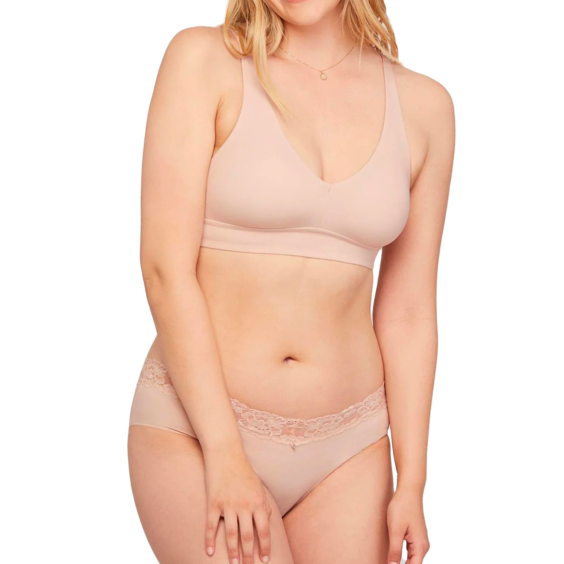 Montelle Mysa Cup-Sized Bralette 9335 Champagne Set