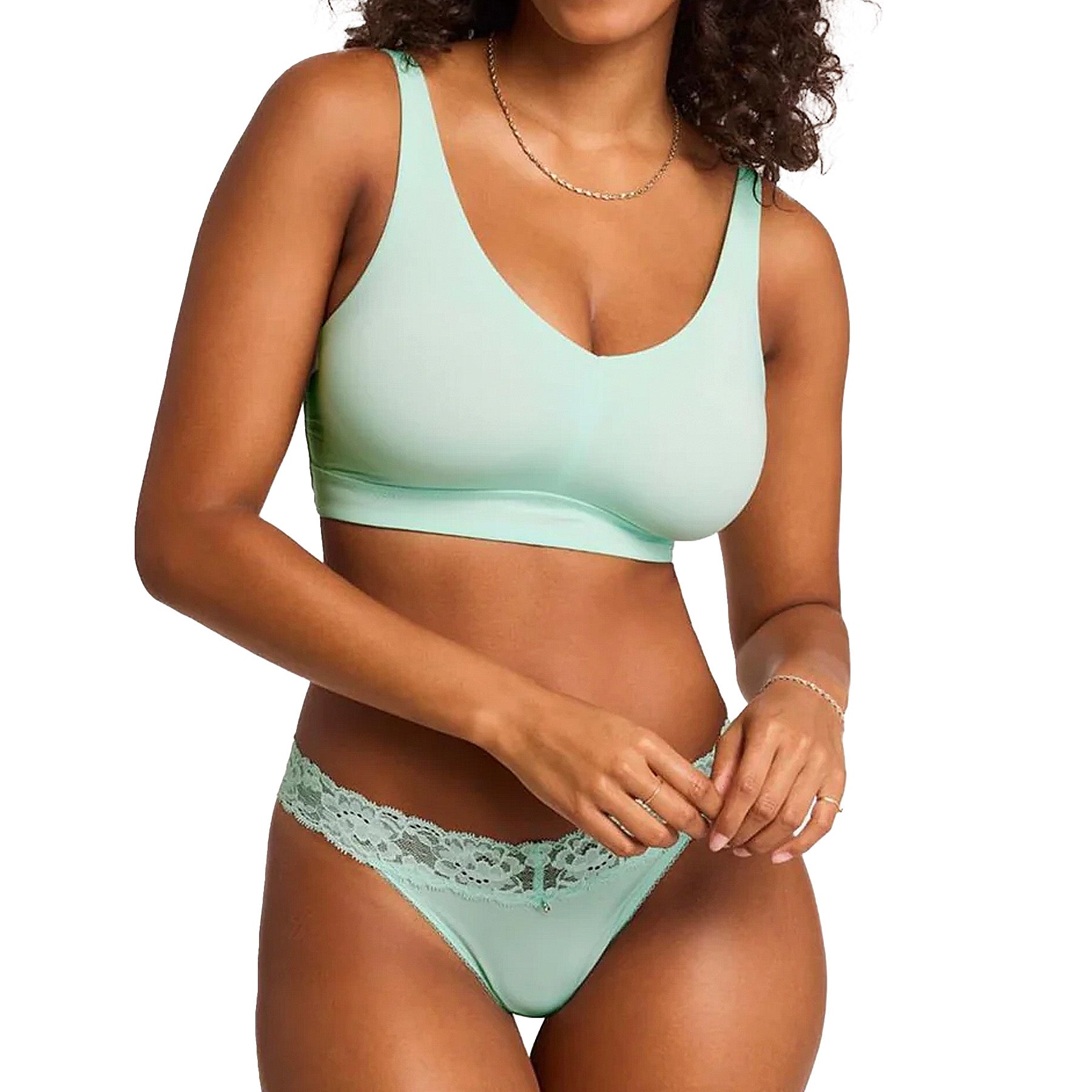 Montelle Mysa Cup-Sized Bralette 9335 Seafoam Set