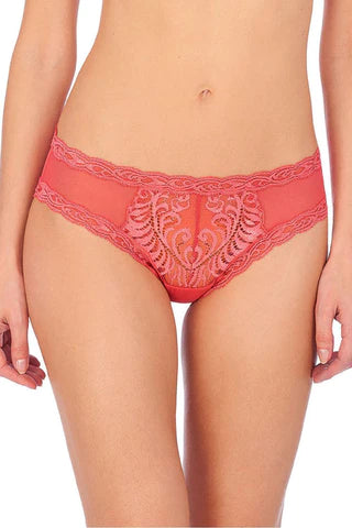 Natori Feathers Hipster Panty 753023 - Sunset Coral