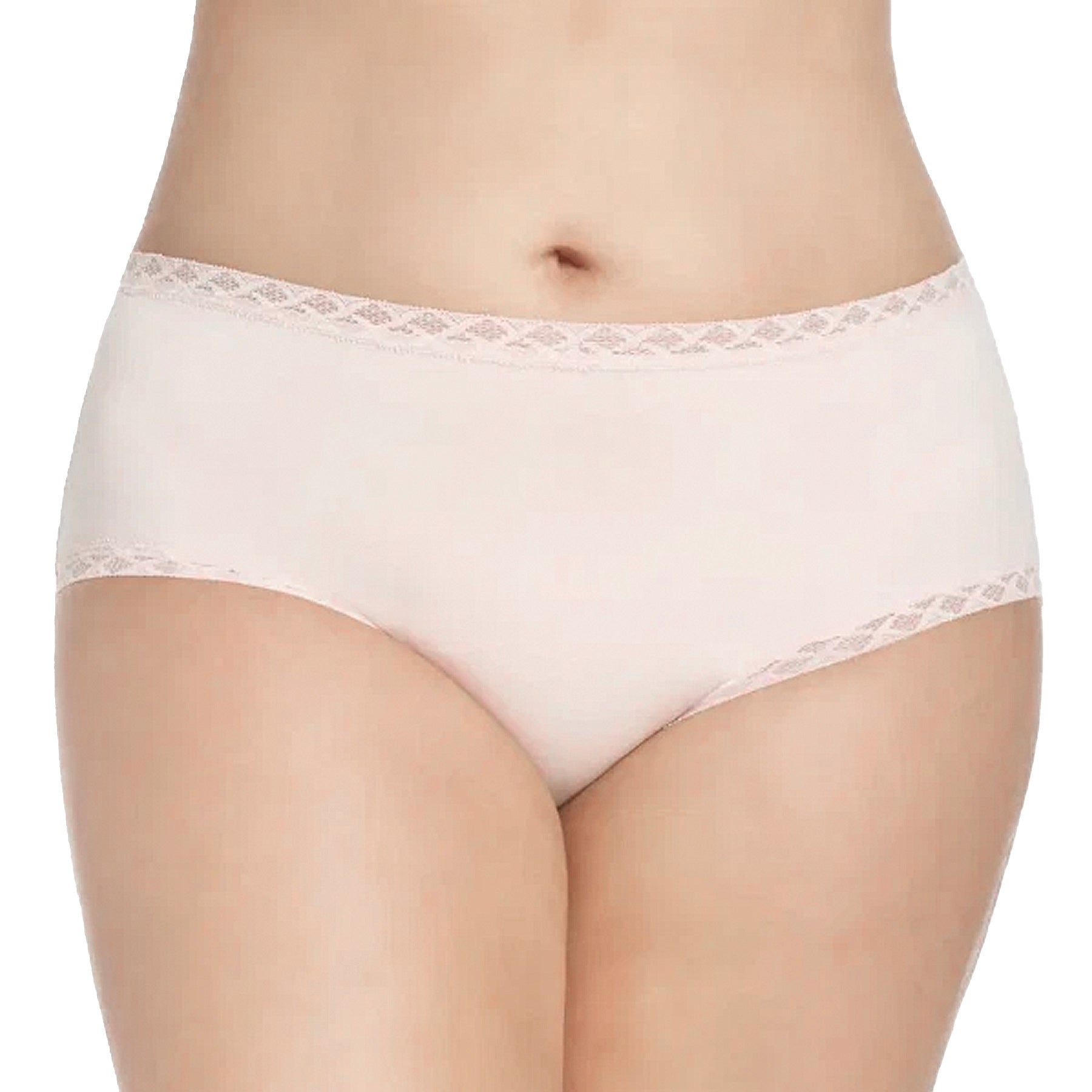 Natori Bliss Cotton Full Brief Panty 755058 Blushing Pink Front
