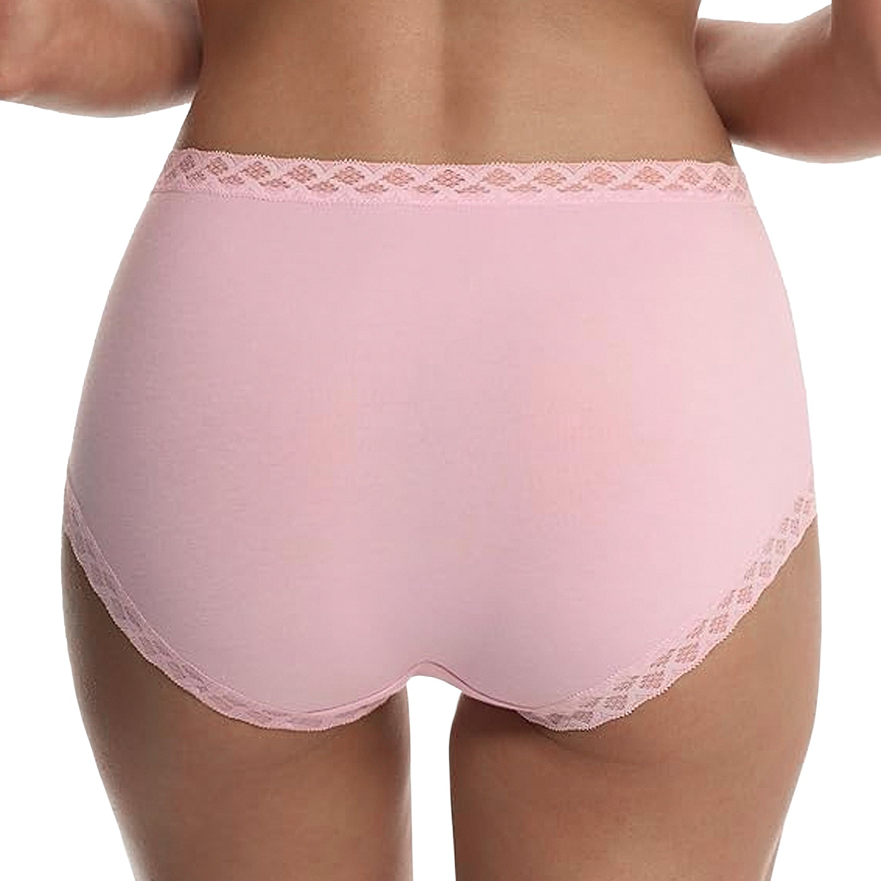 Natori Bliss Cotton Full Brief Panty 755058 Delicate Rose Back