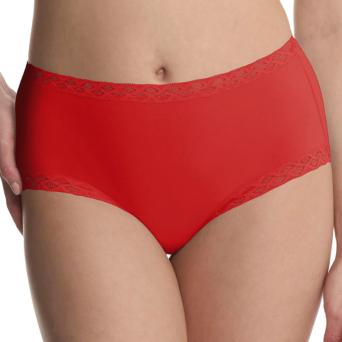 Natori Bliss Cotton Full Brief Panty 755058 Paprika Front