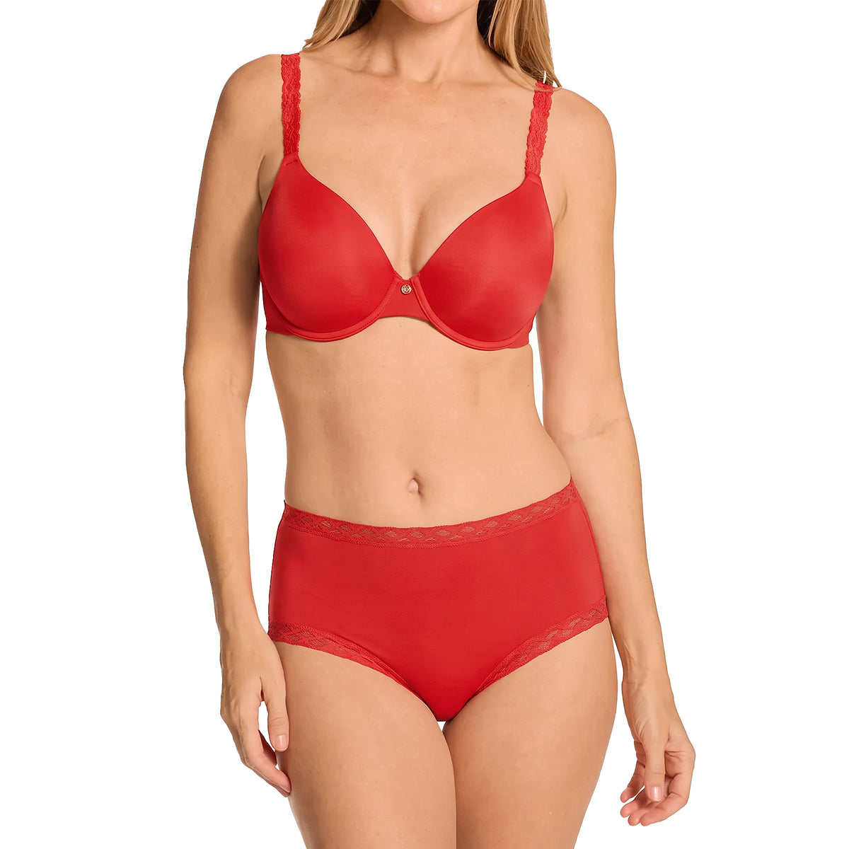 Natori Bliss Cotton Full Brief Panty 755058 Paprika Set