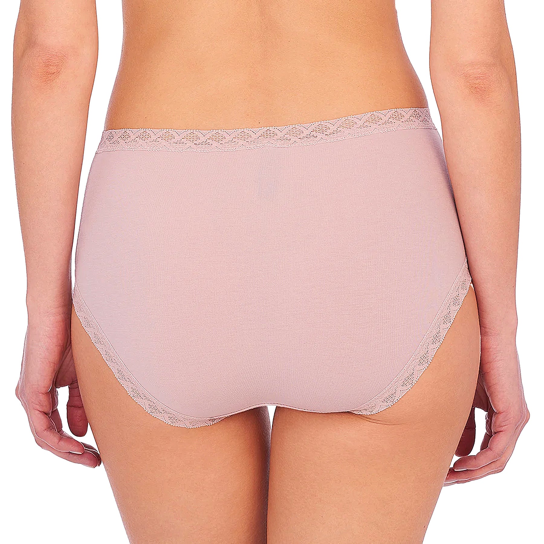 Natori Bliss Cotton Full Brief Panty 755058 Rose Beige Back