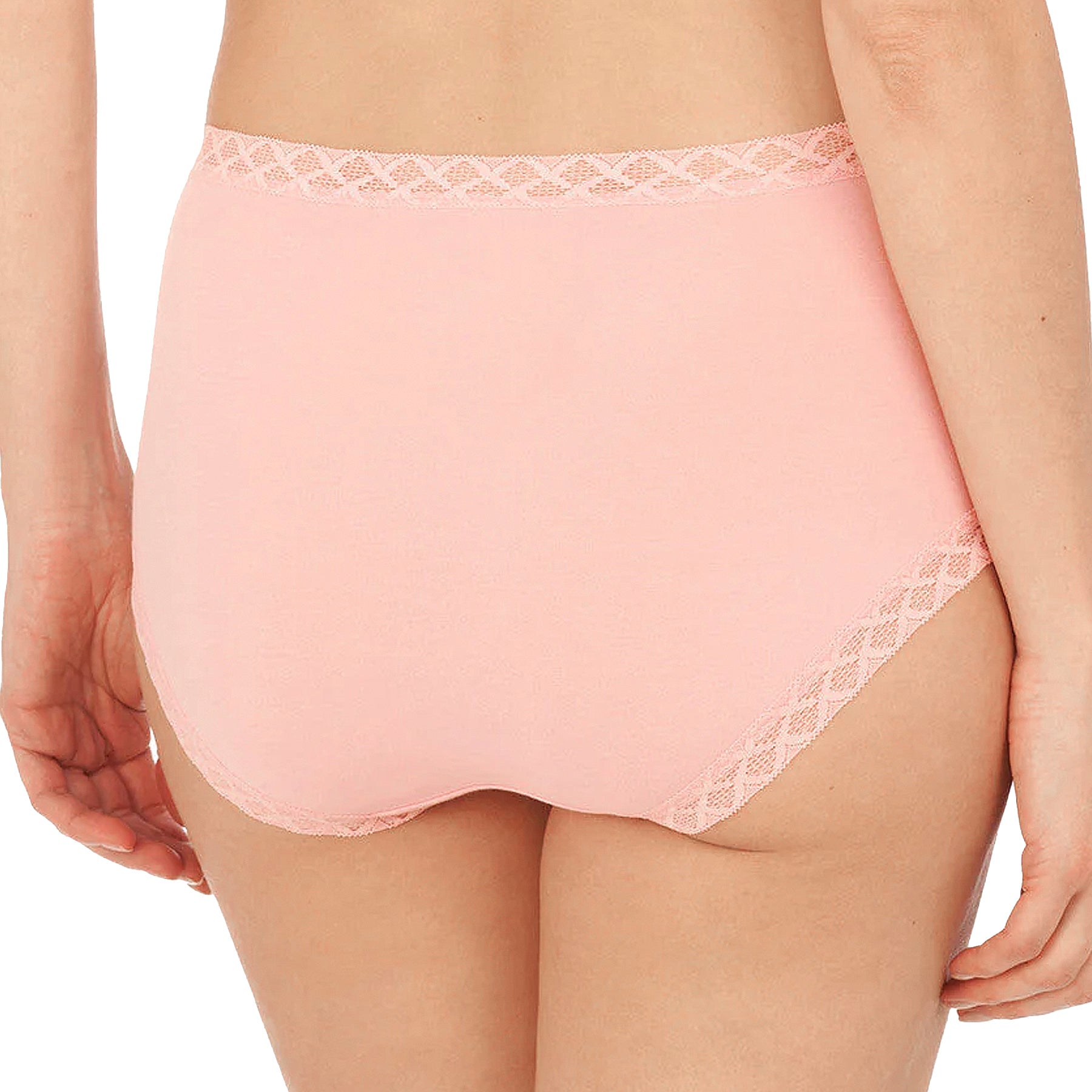 Natori Bliss Cotton Full Brief Panty 755058 Seashell Back