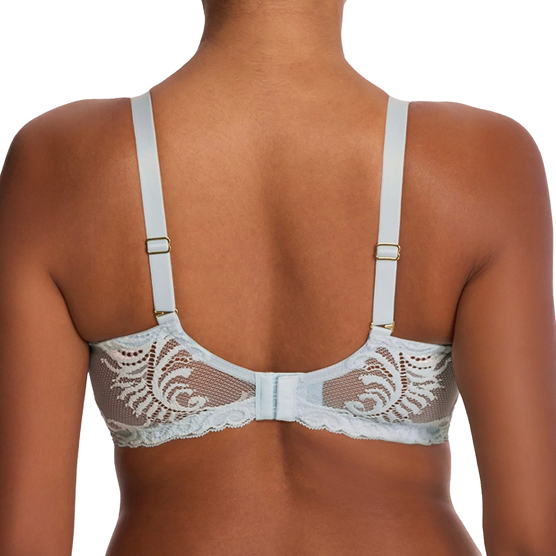 Natori Feathers Full Figure Contour Underwire Bra 741299 Frosted Sky Back