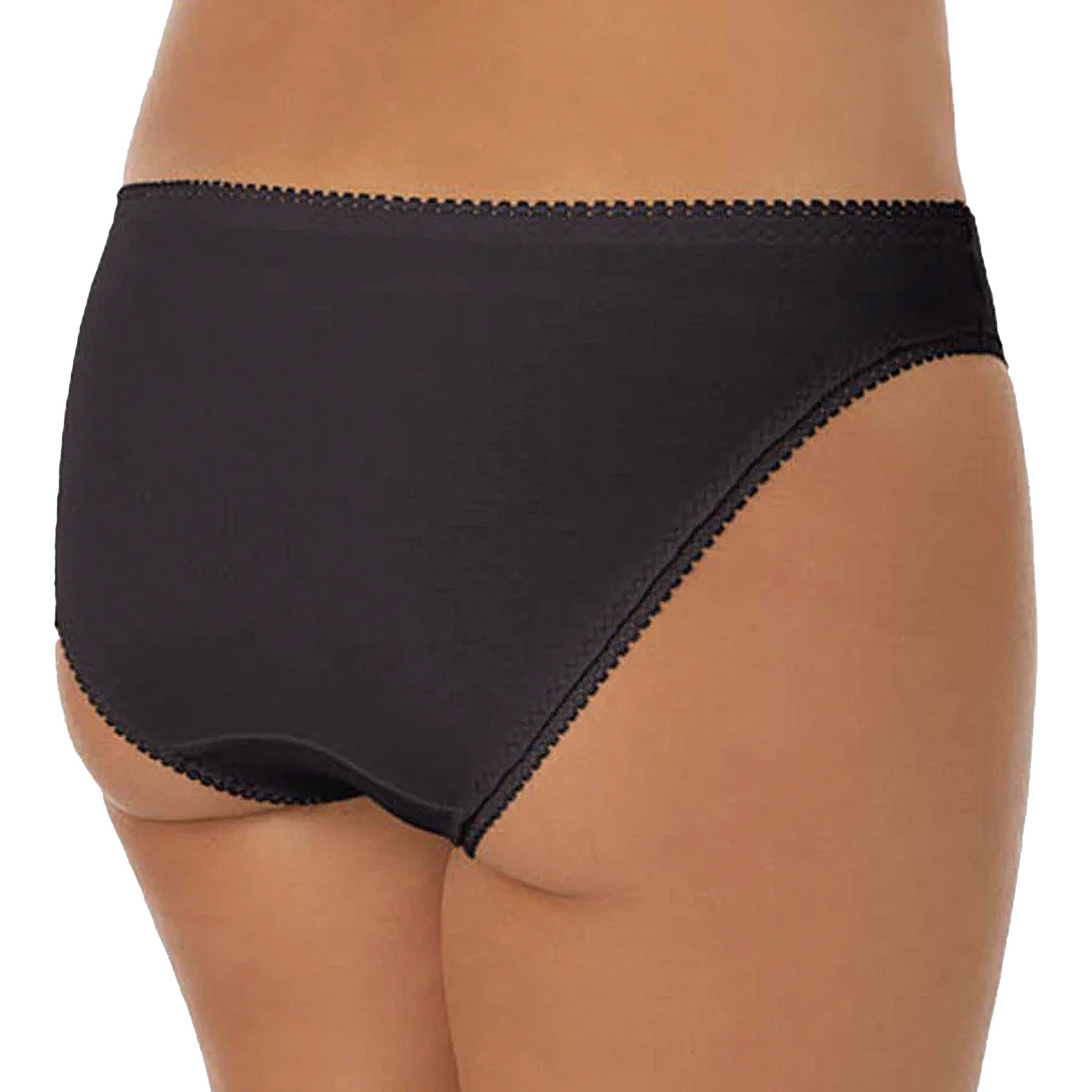 OnGossamer Cabana Cotton Hip Bikini 1402 Black Back