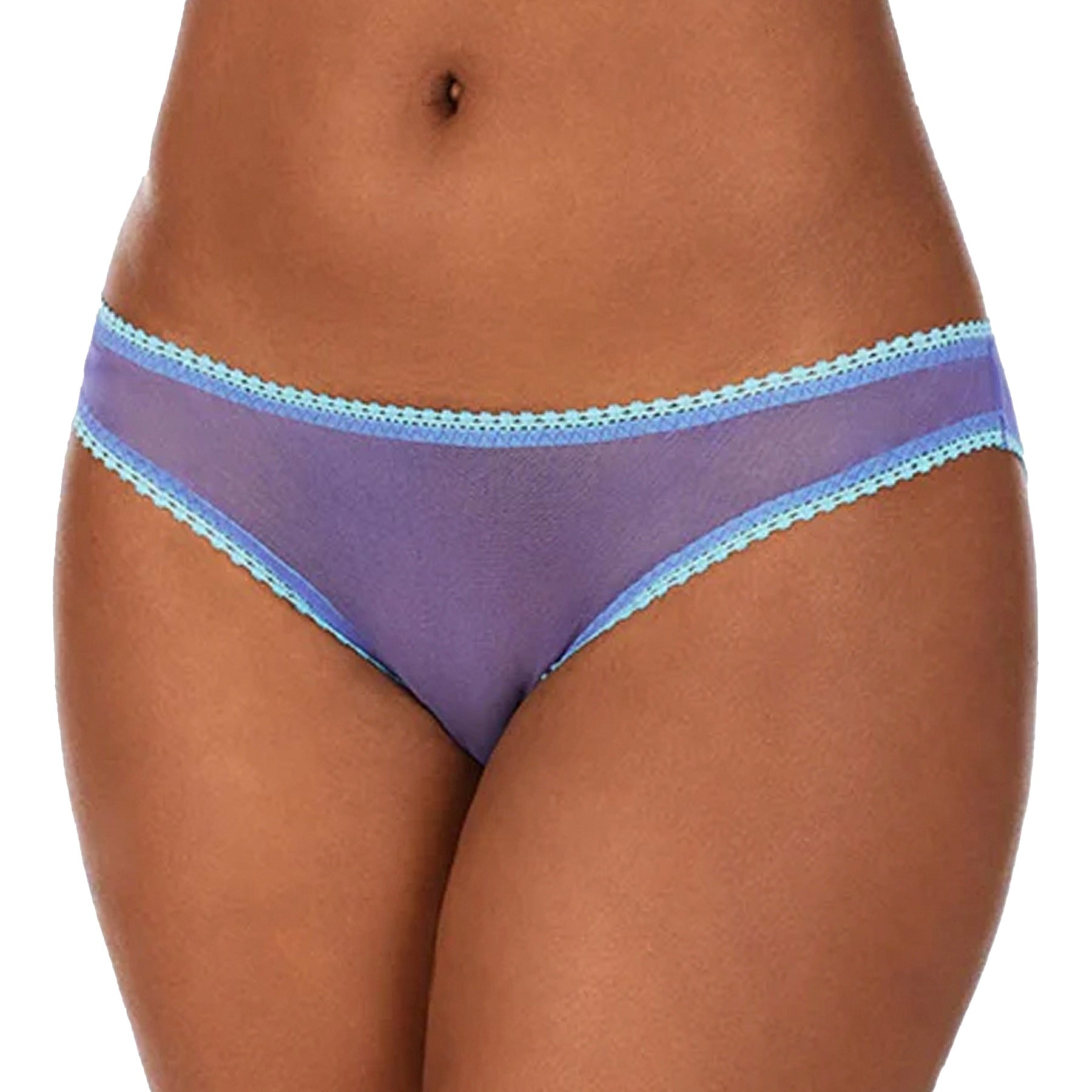 OnGossamer Mesh Hip Bikini 3202 Iris Front