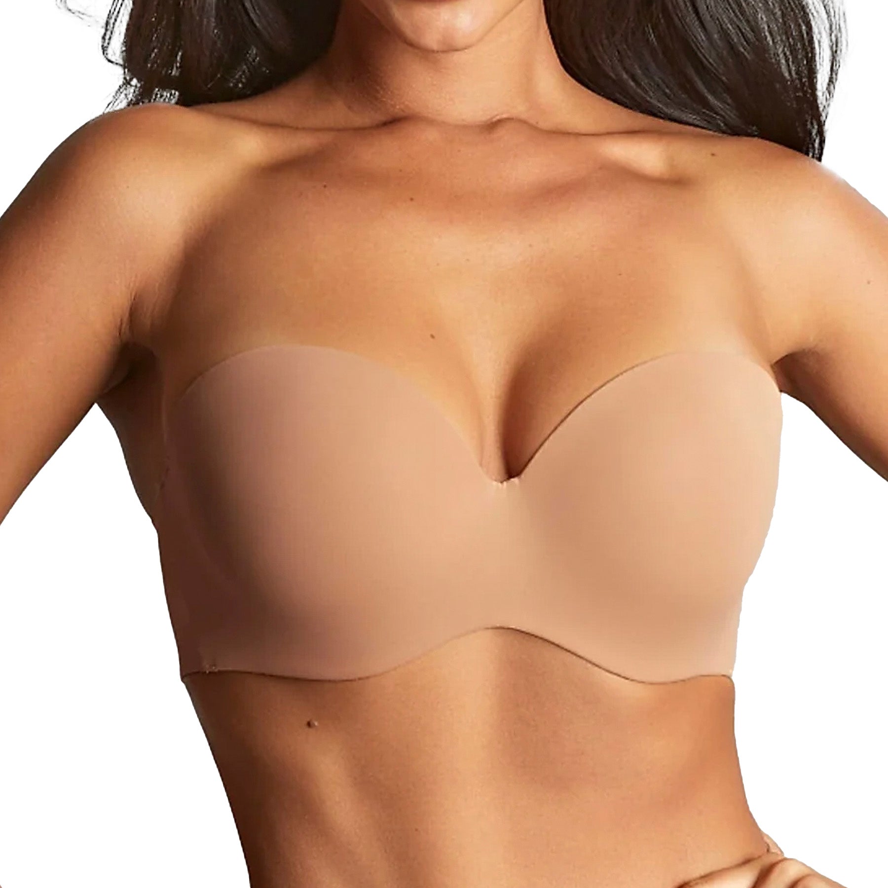 Panache 365 Molded Underwire Strapless Bra 10900 Honey Front