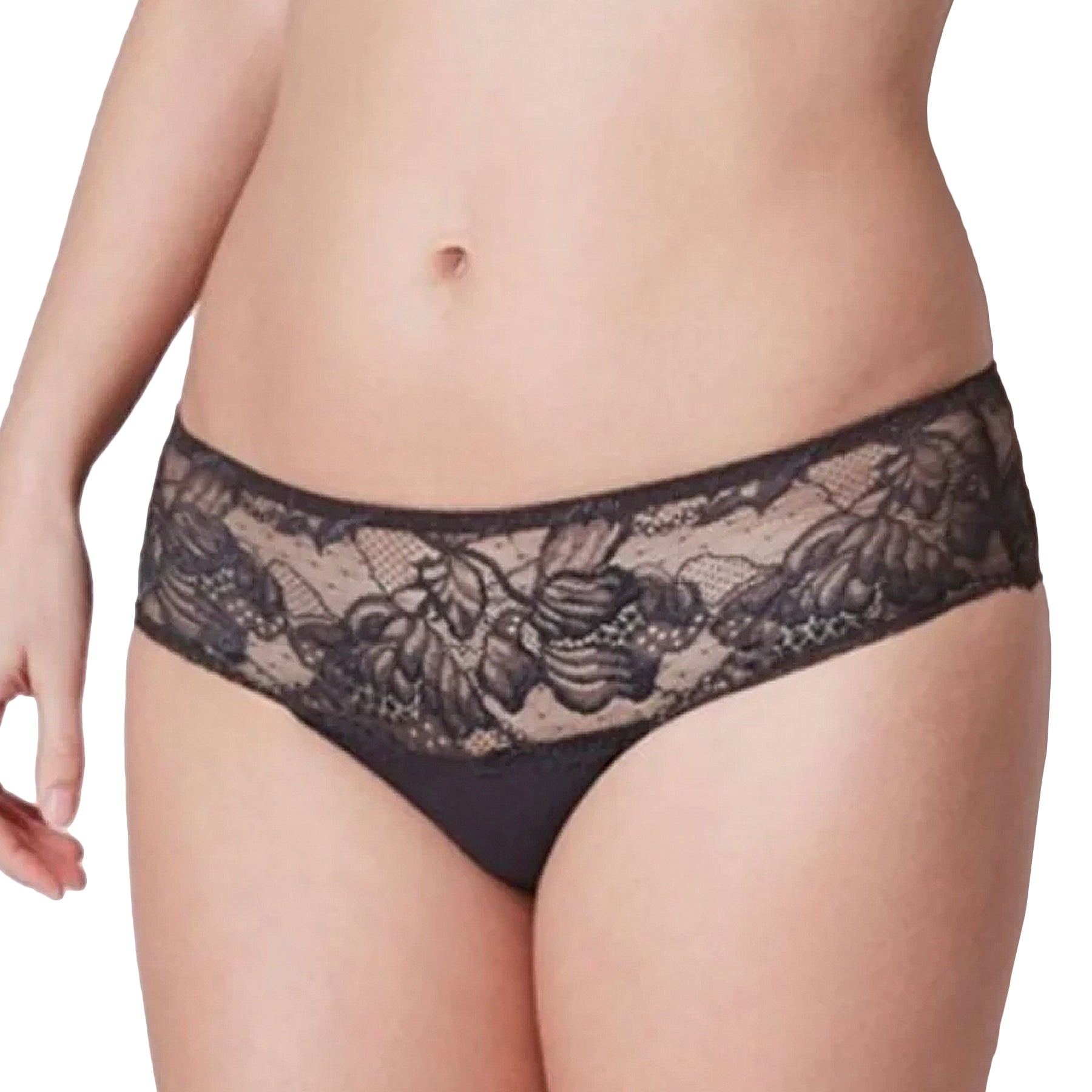 Simone Perele Promesse Shorty 12H630 Deep Charcoal Front