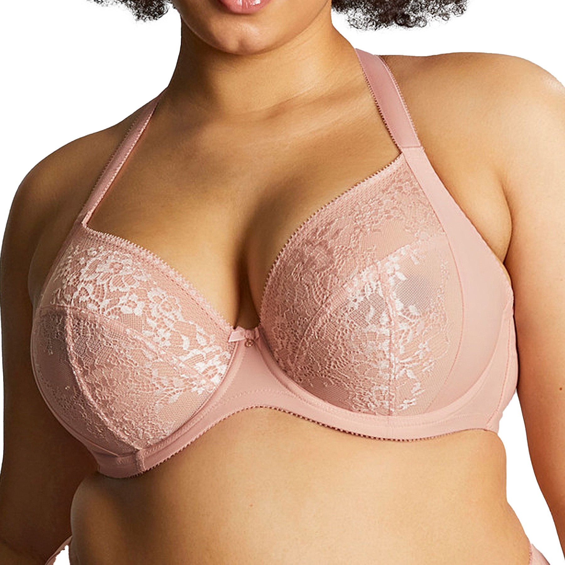 Panache Sculptresse Roxie Plunge Bra 9586 Misty Rose Front