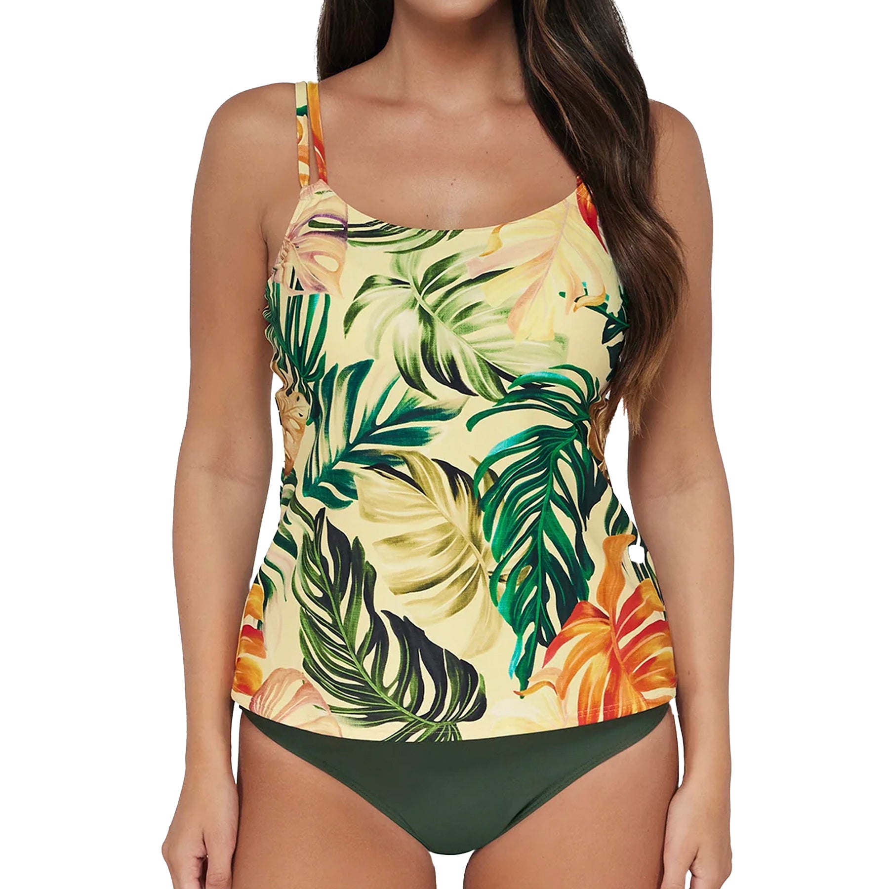 Sunsets Taylor Tankini Top 75 Amber Oasis Set