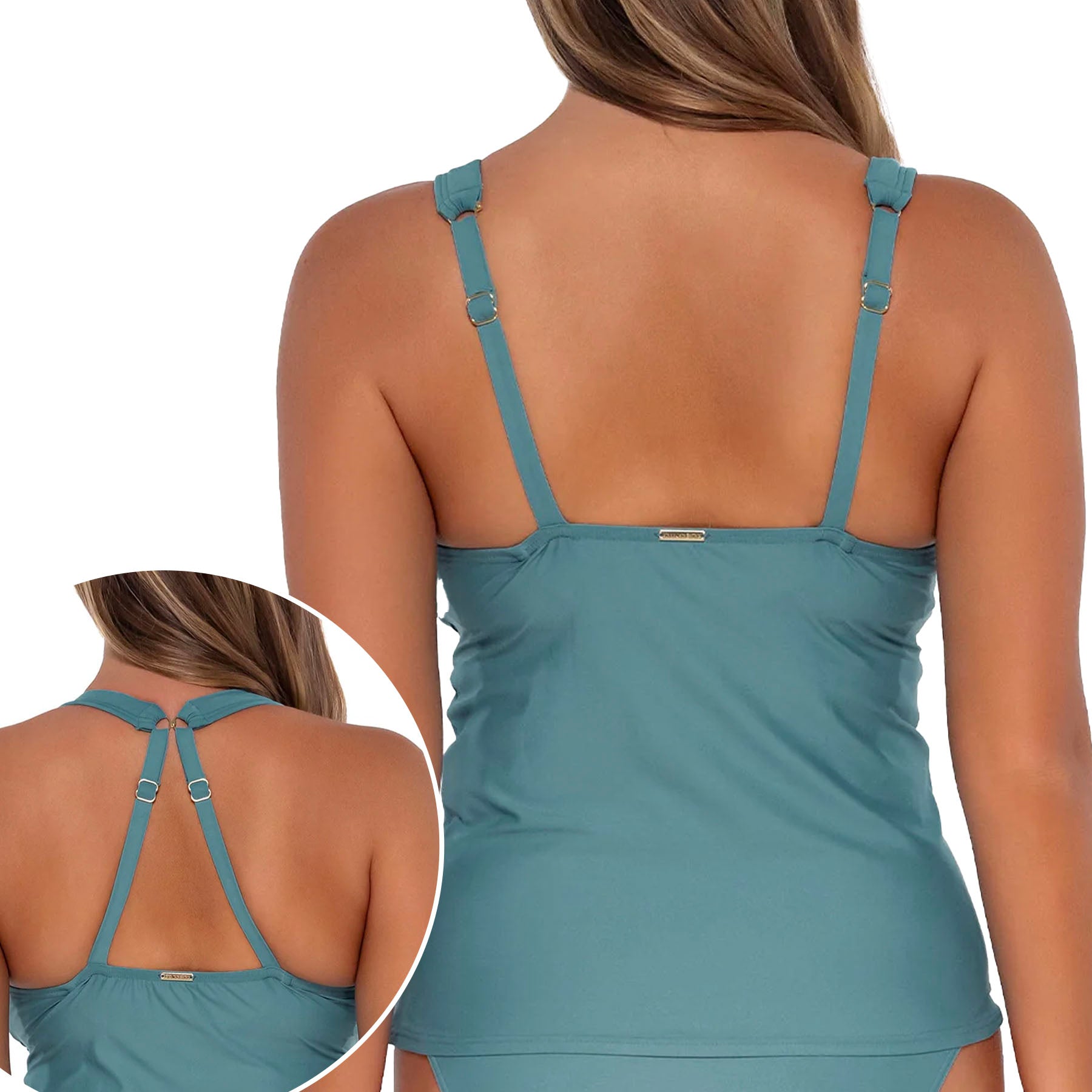Sunsets Elsie Tankini Top 738 Ocean Back