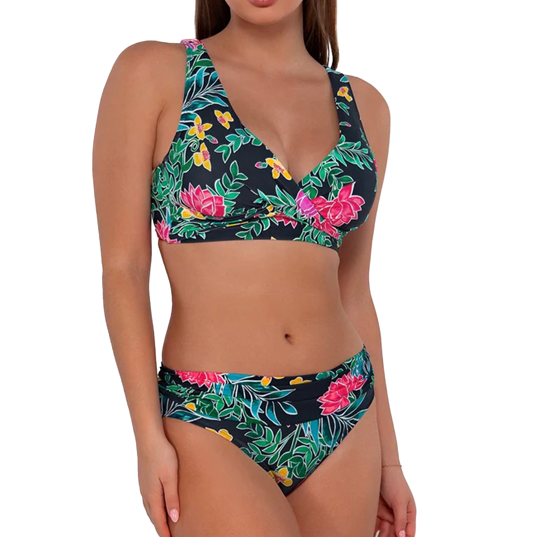 Sunsets Elsie Bikini Top 523 Twilight Blooms Set