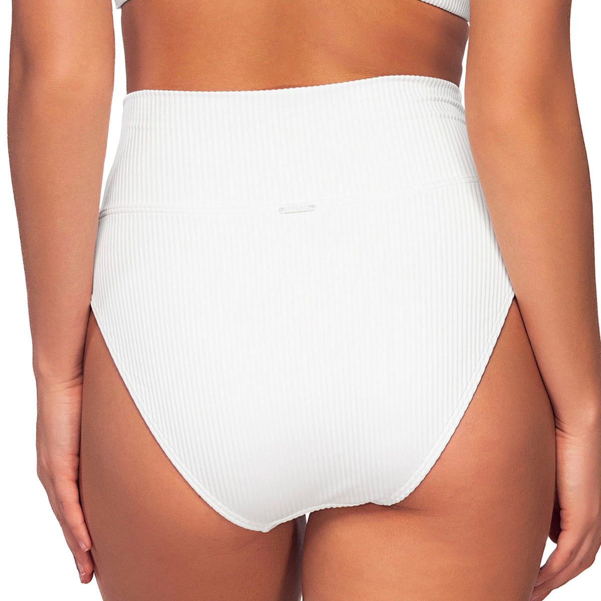 Sunsets Hannah High Waist Bikini Bottom 33B Paloma Rib Back