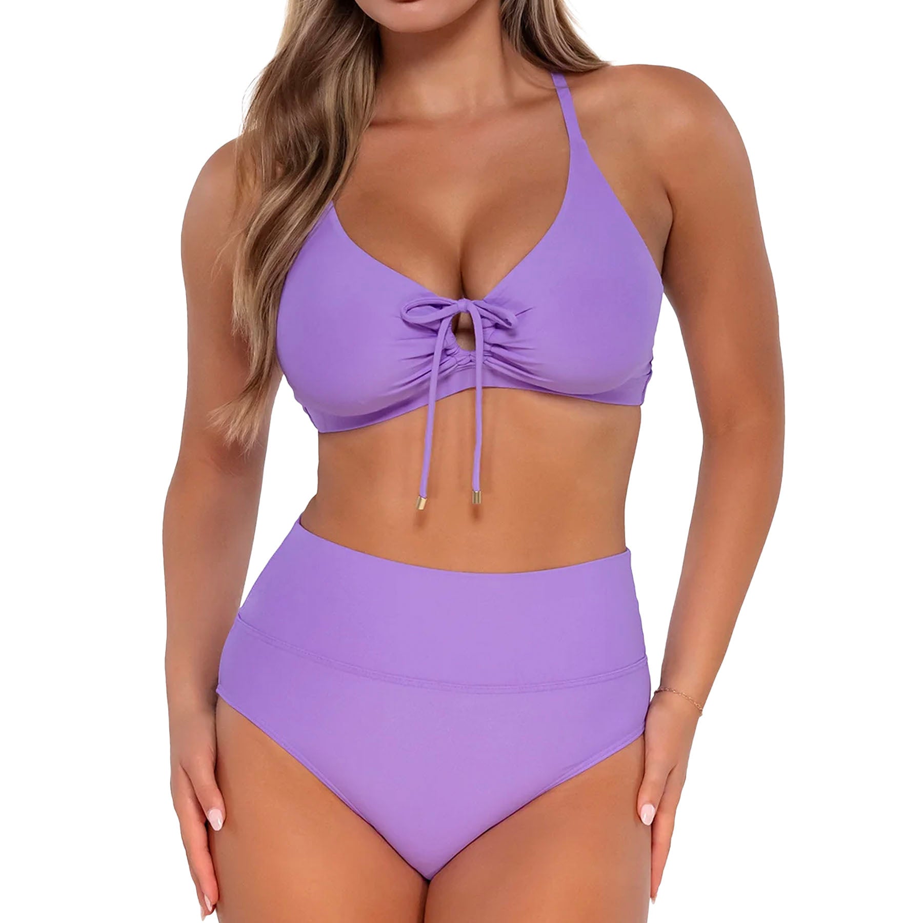 Sunsets Hannah High Waist 33B Passion Flower Set