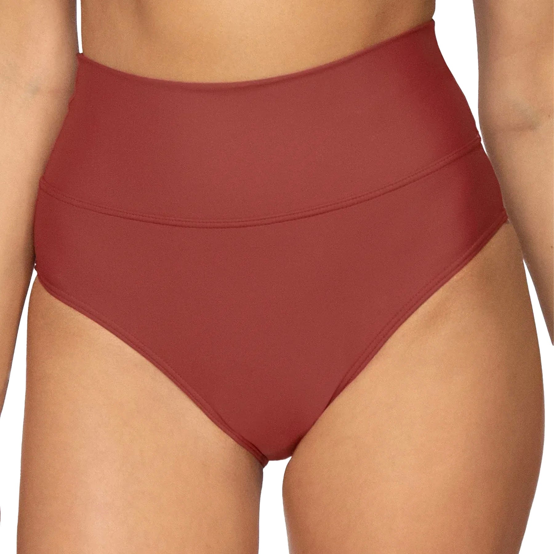 Sunsets Hannah High Waist 33B Tuscan Red Front