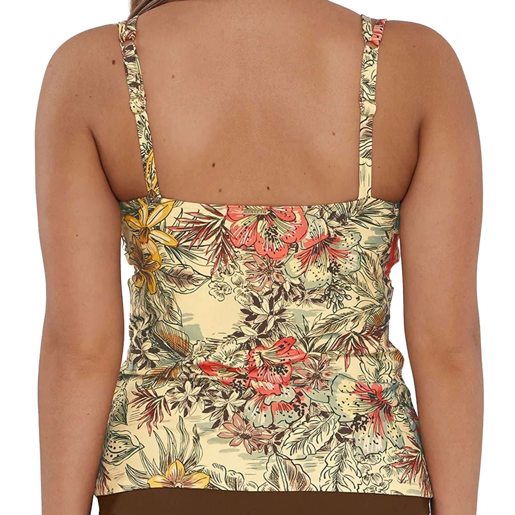 Sunsets Taylor Tankini Top 75 Island Spice Back