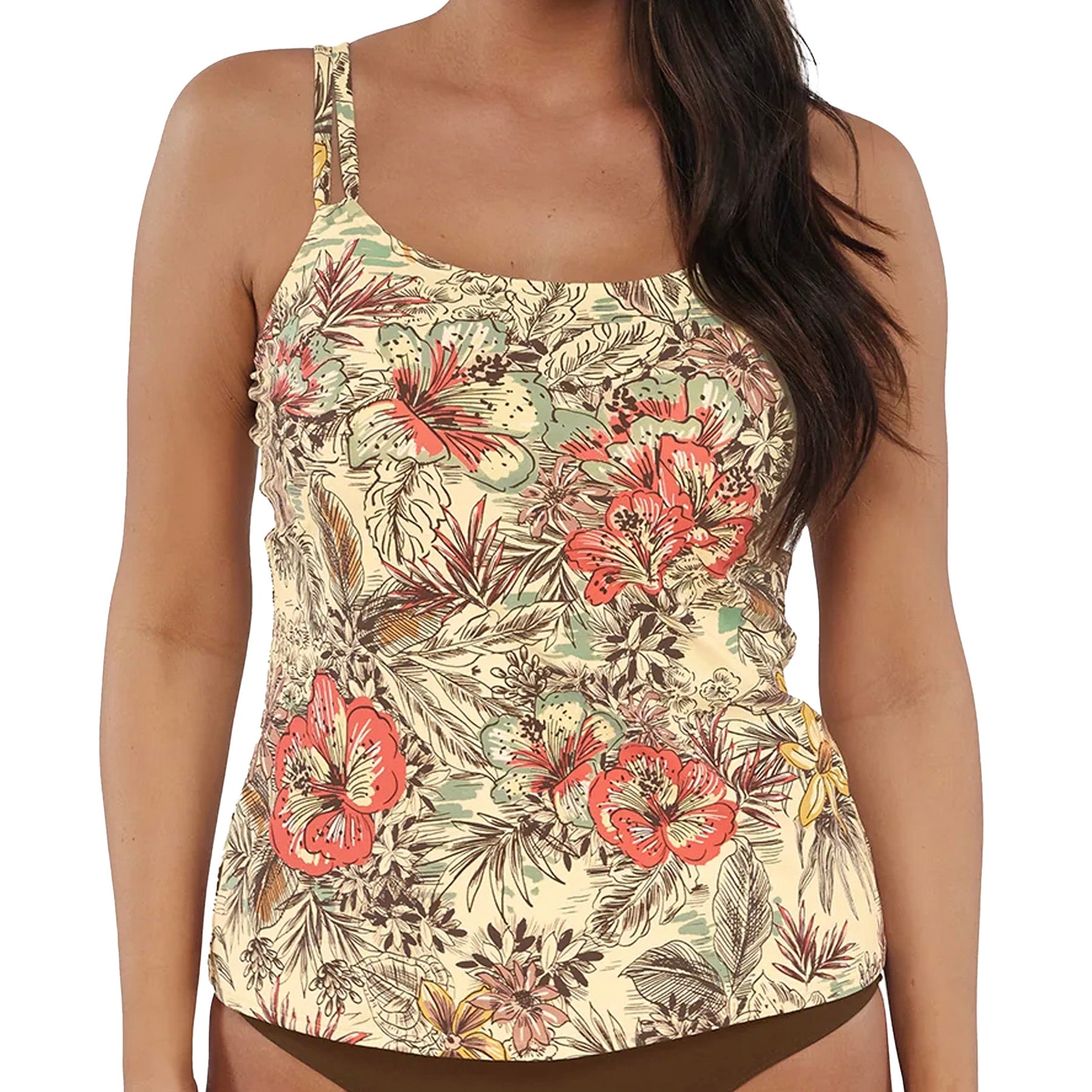 Sunsets Taylor Tankini Top 75 Island Spice Front