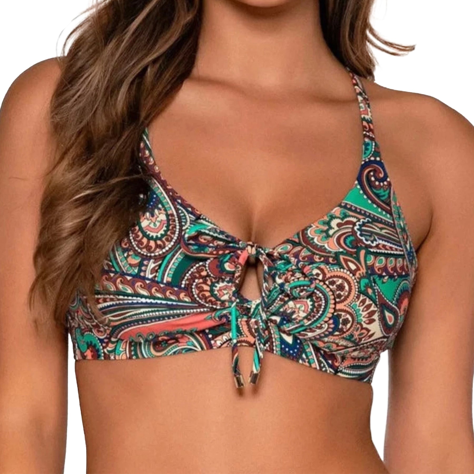 Sunsets Kauai Keyhole Bikini Top 54 Andalusia Front