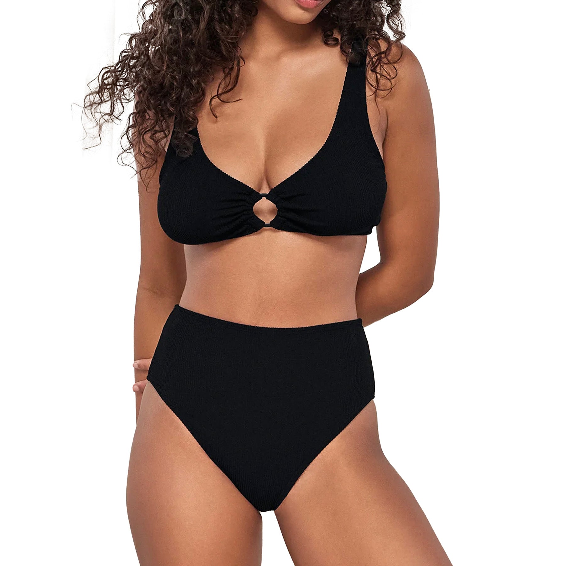 Sunsets Pacifica Black Oceana Bikini Top 574 Black Pacifica Set