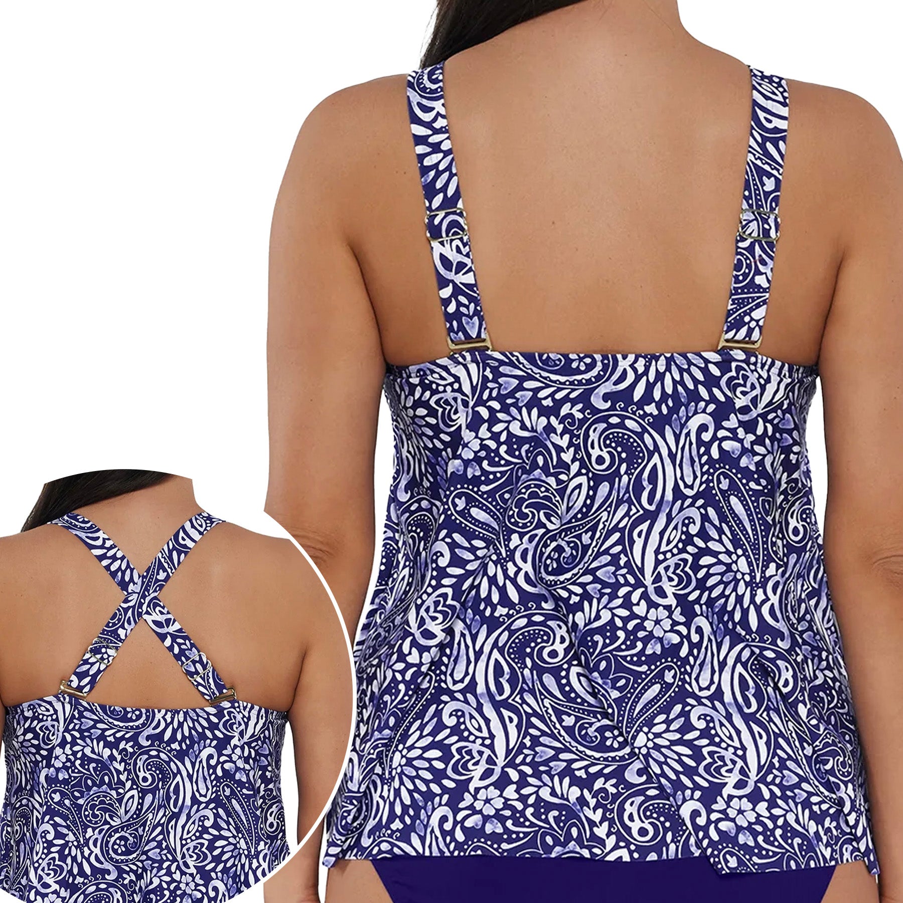 Sunsets Sadie Tankini Top 964T Marina Back