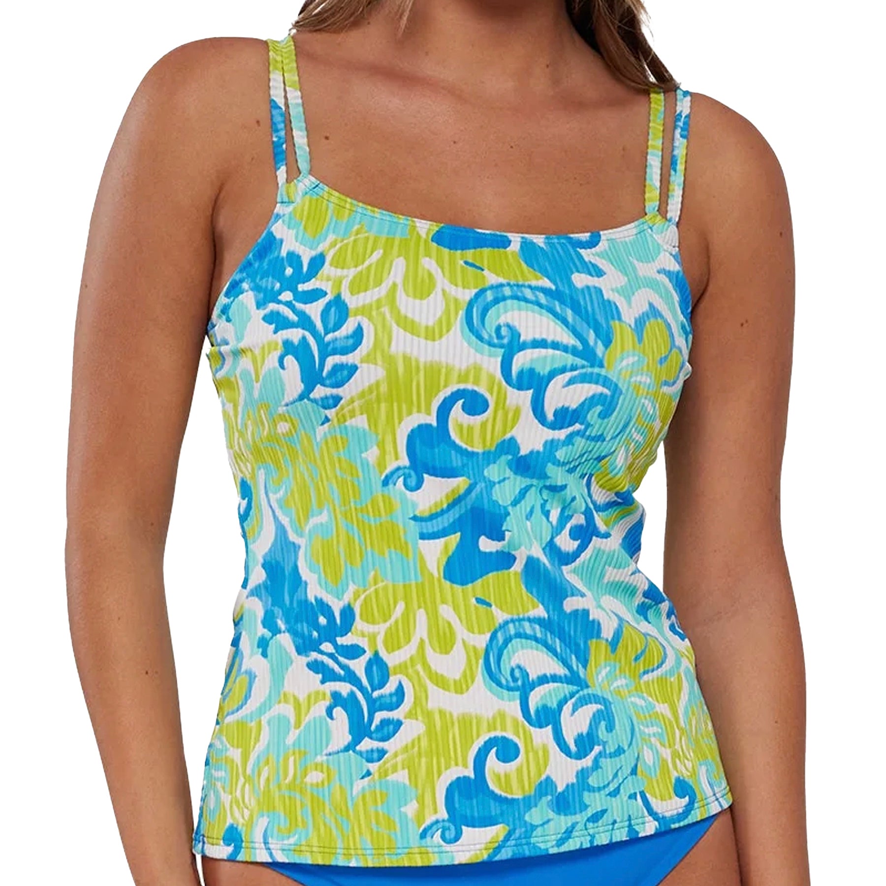 Sunsets Taylor Tankini Top 75 Ocean Muse Sandbar Rib Front