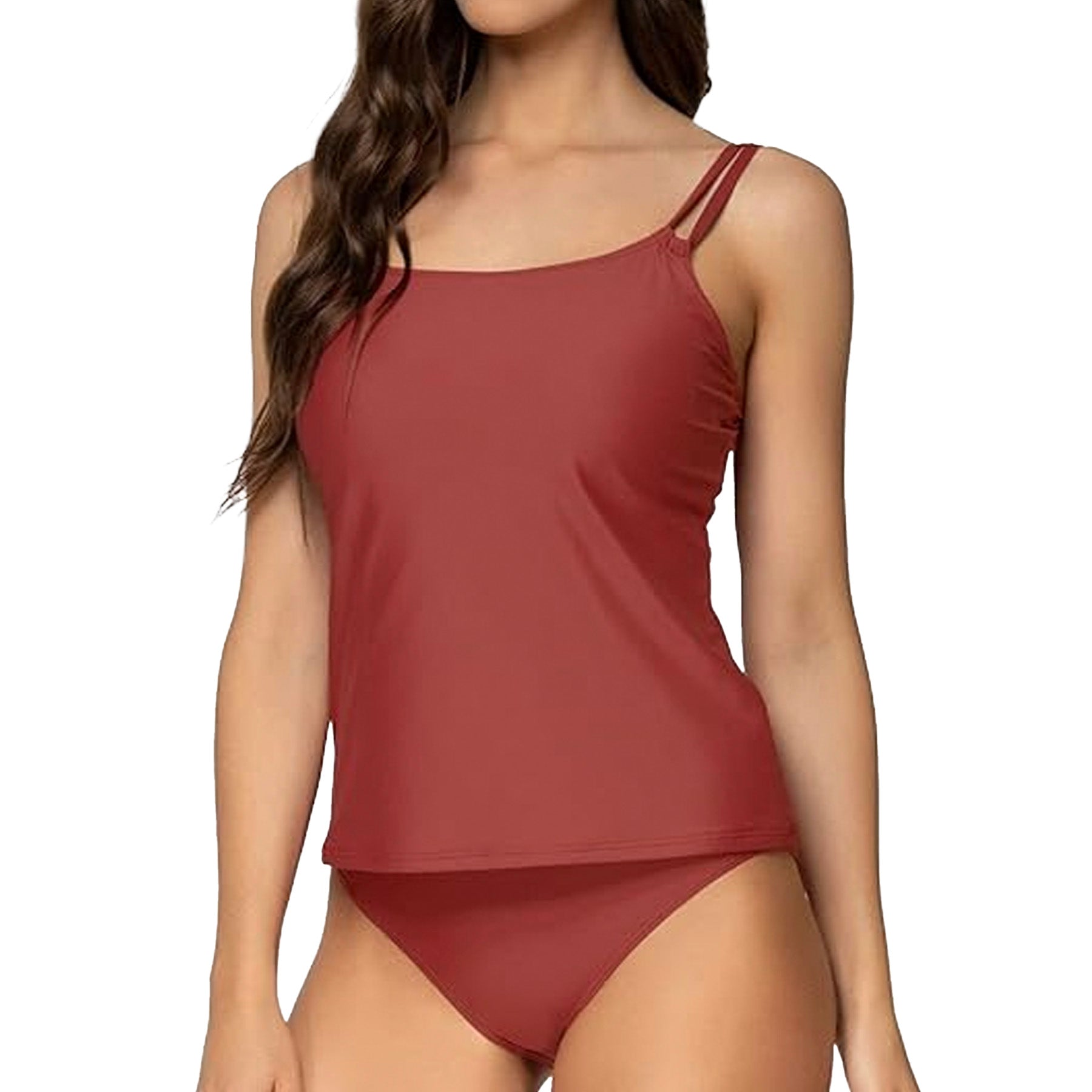 Sunsets Taylor Tankini Top 75 Tuscan Red Set