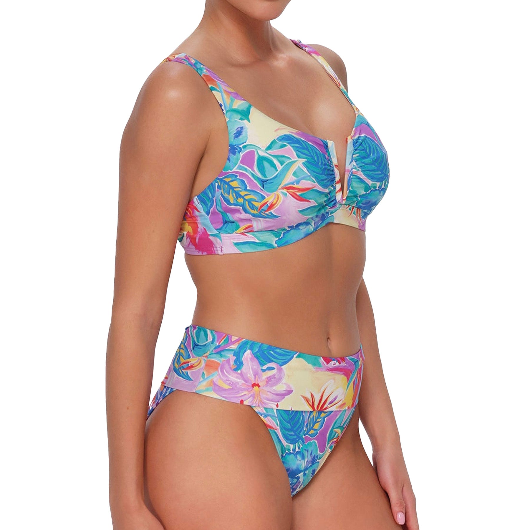 Sunsets Vienna V-Wire Bikini Top 530 Aloha Vista Set