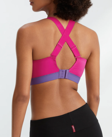 Natori Dynamic Convertible Contour Sports Bra 751245 - Electric Fuchsia/Dewberry
