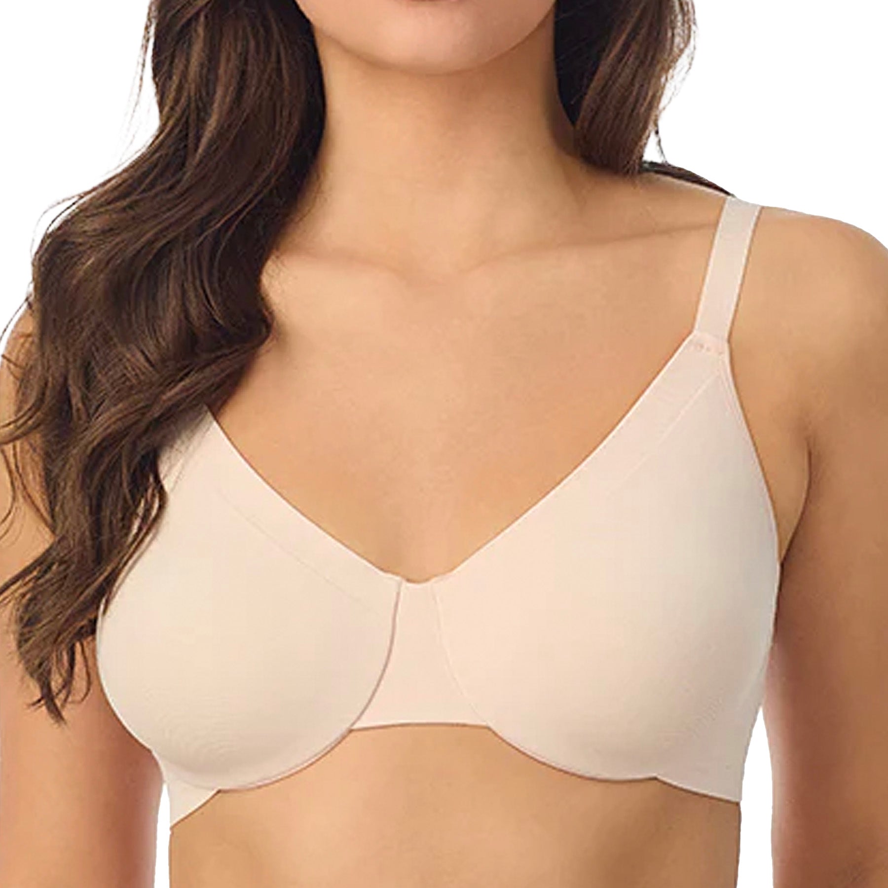 Le Mystere Seamless Comfort Unlined Bra 6217 Soft Shell Front