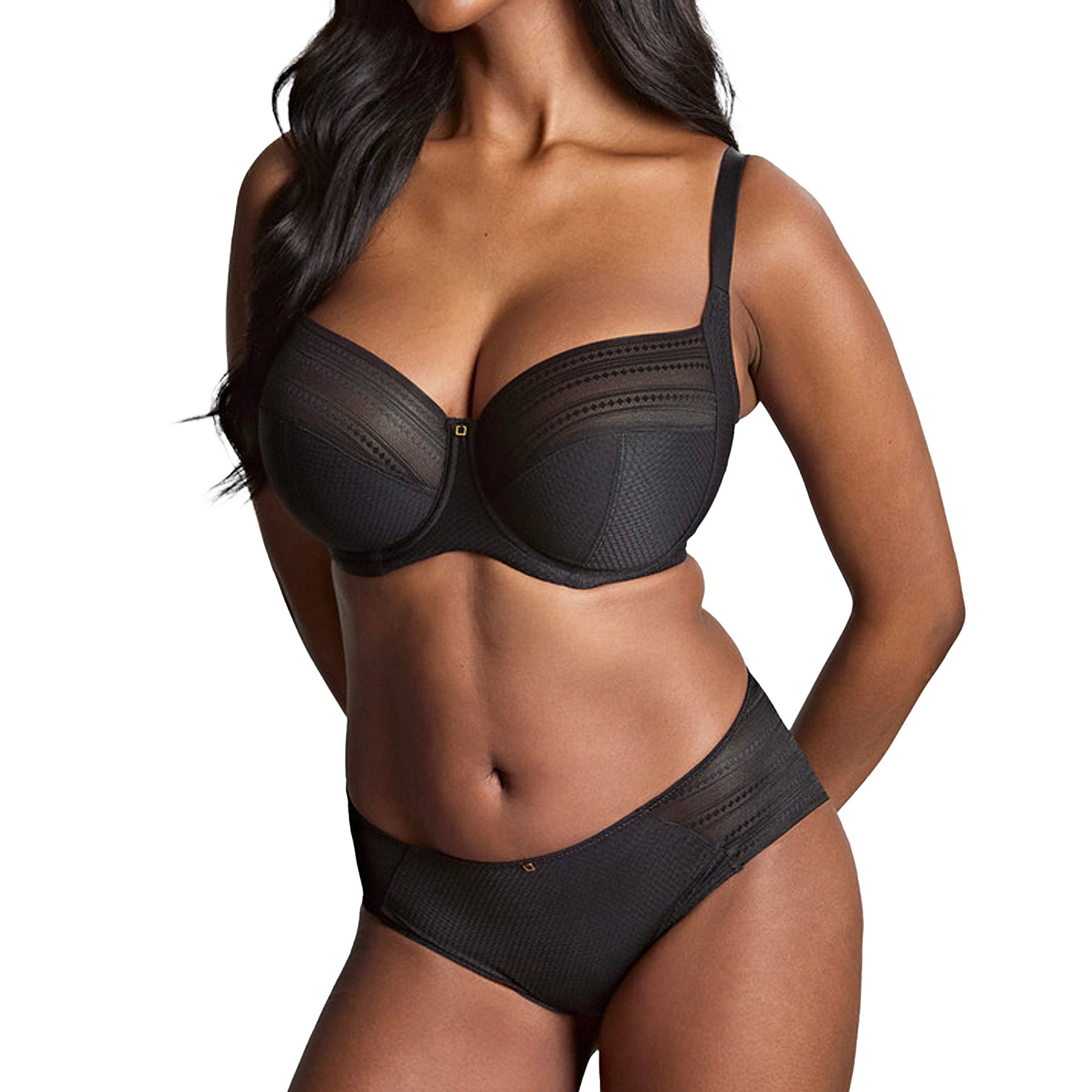 Panache Serene Full Cup Underwire Bra 10305 Black Set