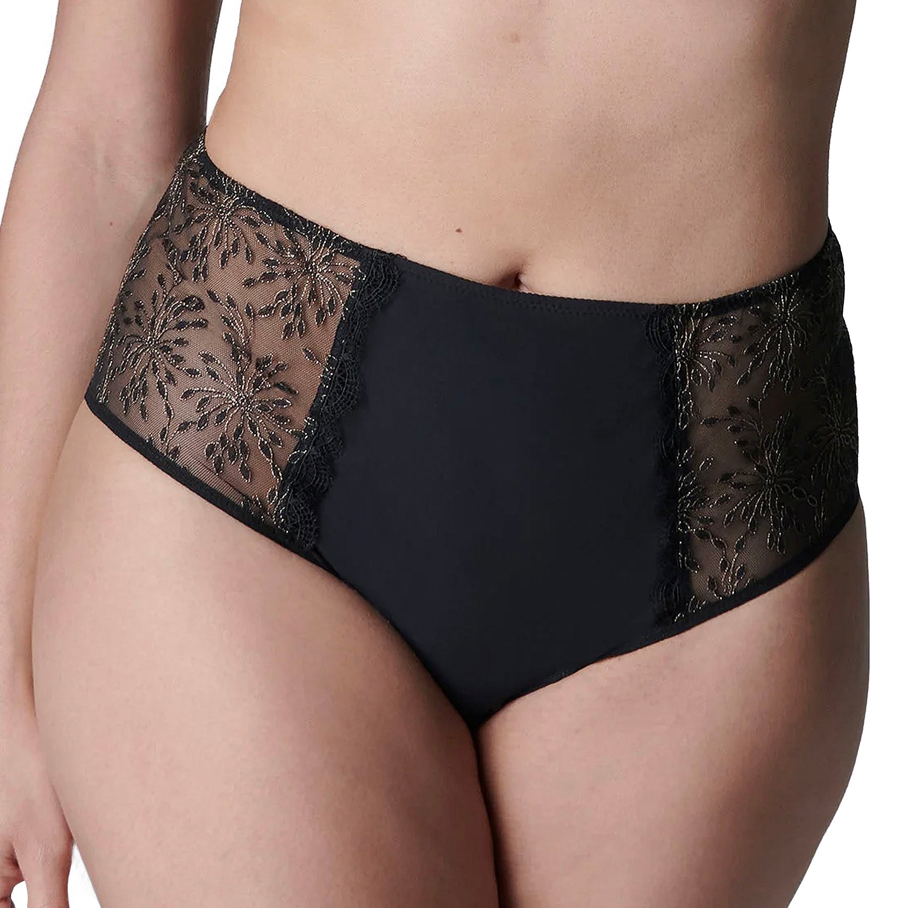 Simone Perele Singuliere Retro brief 1A2770 Black Front