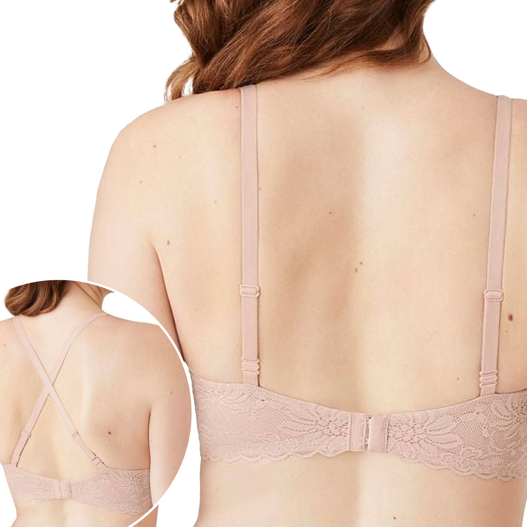 Wacoal Soft Sense Underwire Bra 851334 Black Back