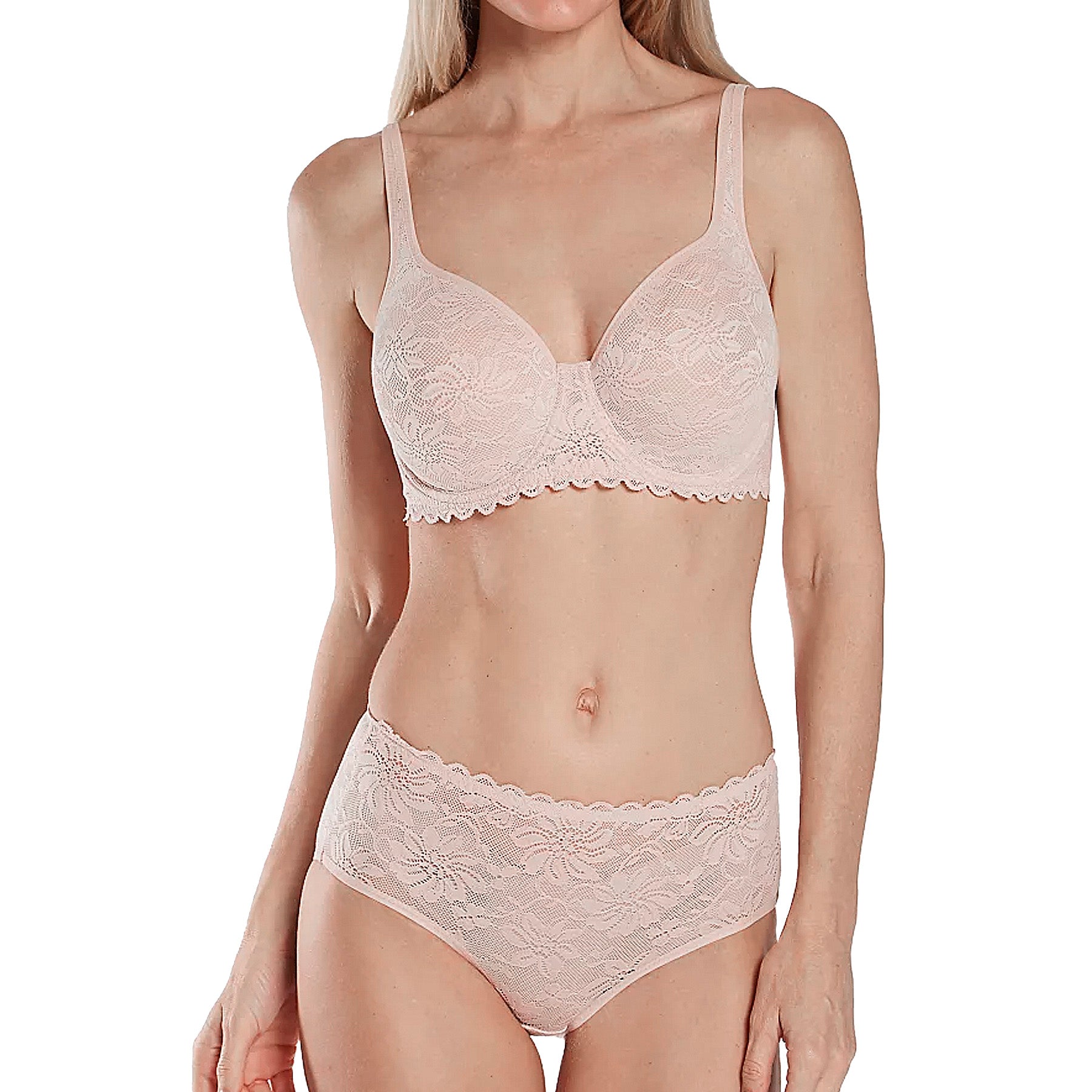 Wacoal Soft Sense Underwire Bra 851334 Black Set